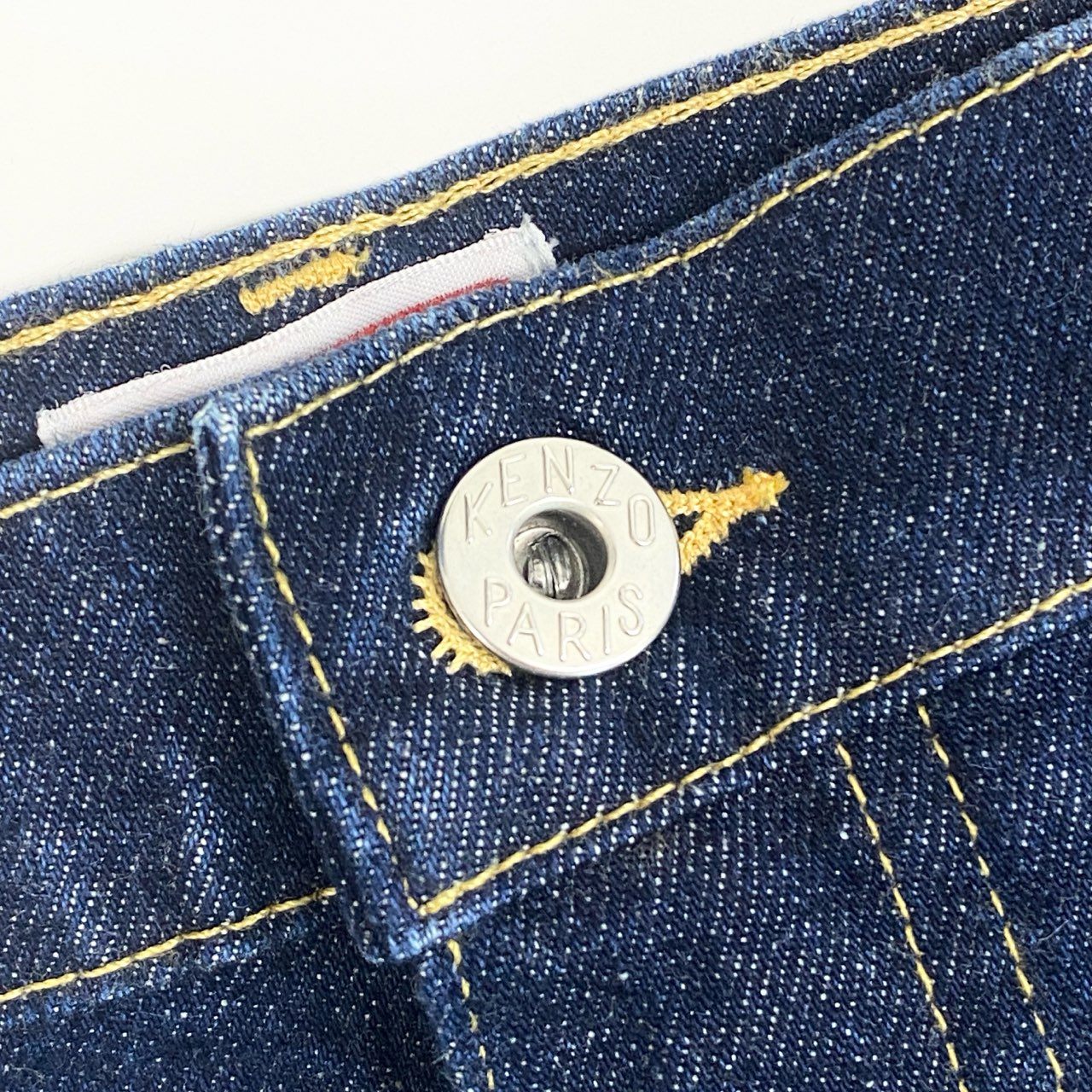 6b12【新品保管品】KENZO ケンゾー ストレートジーンズ デニムパンツ ボトム FD62DP210681 32サイズ インディゴ コットン100％ メンズ 男性用u02t