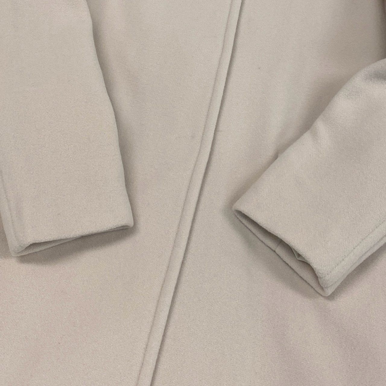 5L17 blugirl Blumarine ブルーガール ウールロングコート ステンカラーコート アウター イタリア製 40サイズ ピンクベージュ レディースu02t