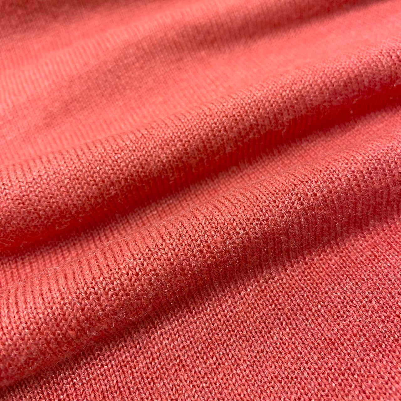 83c27 BOTTEGA VENETA ボッテガヴェネタ 変形ロングスリーブカーディガン バルーン袖 リネンシルク混 Lサイズ ピンク レディース 女性用o07t