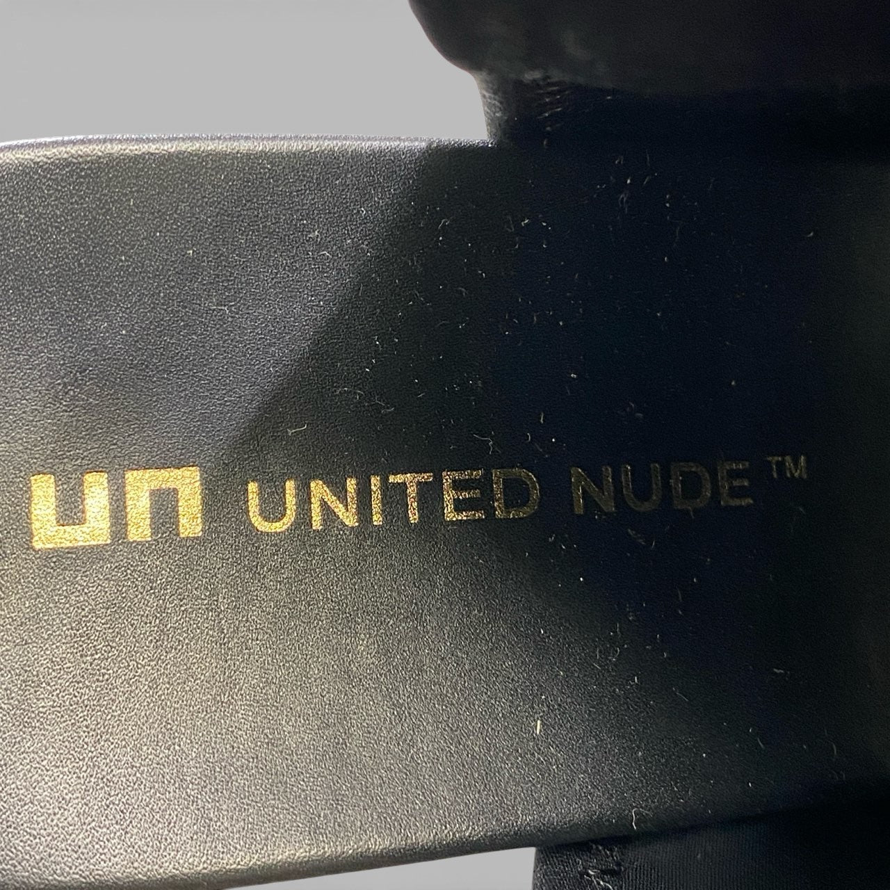 3a5 UNITED NUDE ユナイテッドヌード ヒールサンダル Emaz Fab ブーティー シューズ 37サイズ ブラック レディースk02i