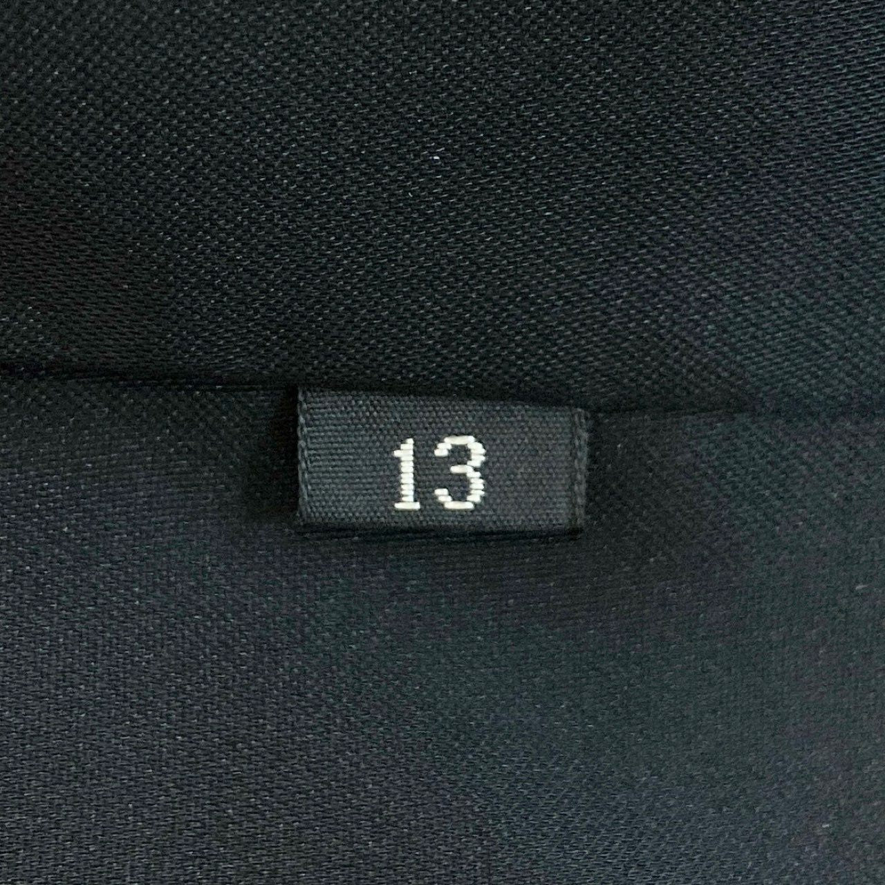 86L5 ブラックミンク ロングコート サイズ13号 Black 最高級本毛皮 MINK FUR COAT タグ付 艶◎ 毛並み◎t18r