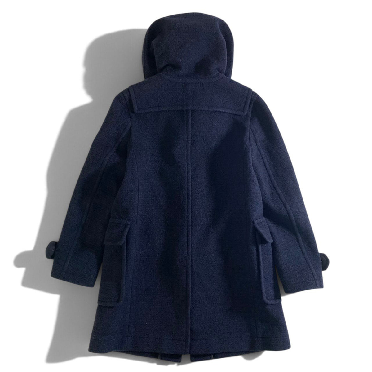20j26 MACKINTONSH LONDON マッキントッシュ ウールメルトン ダッフルコート トグルボタン サイズ40 ネイビー レディースu02t