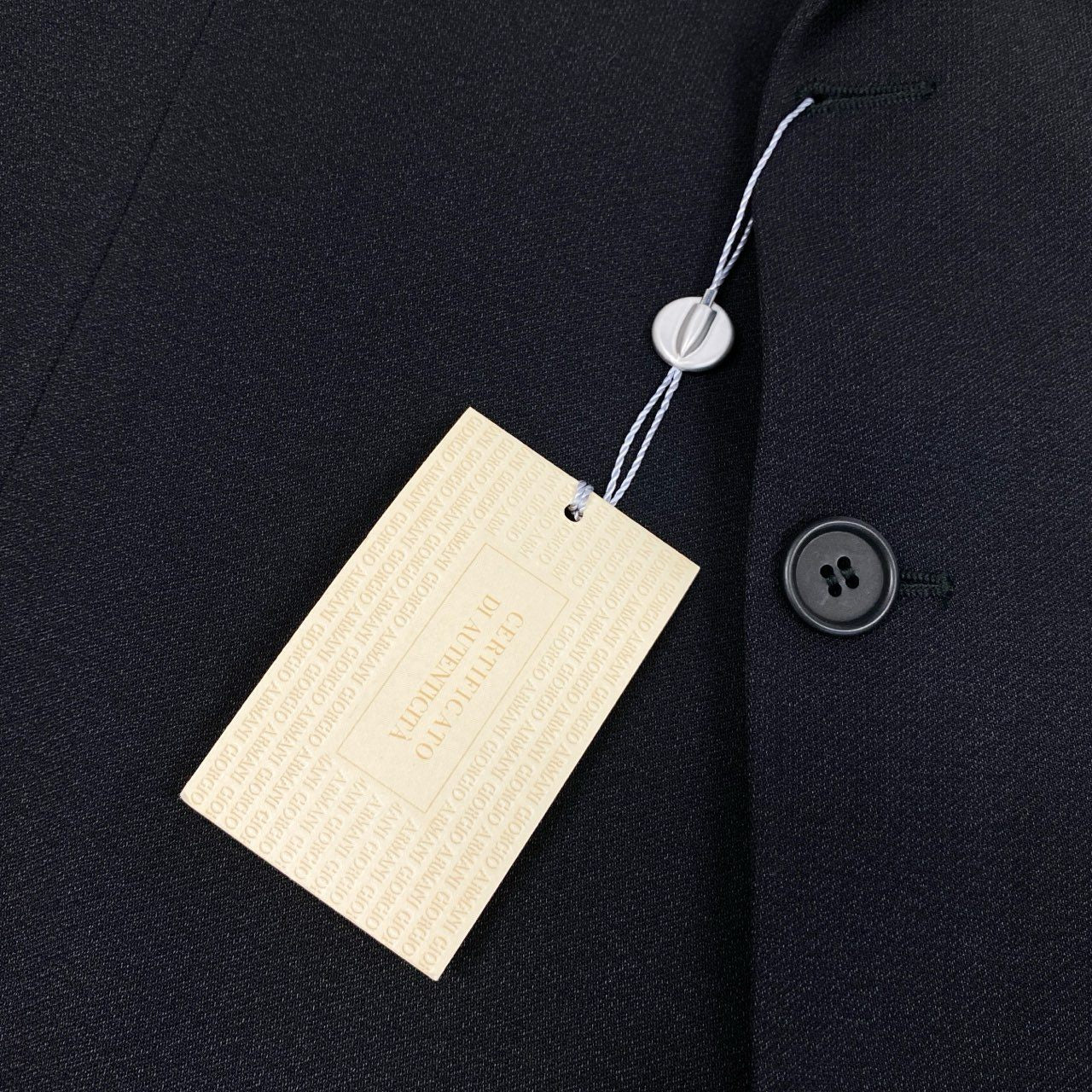 3d15 ARMANI COLLEZIONI アルマーニコレッツォーニ セットアップスーツ シングルスーツ フォーマル ビジネス サイズ54/R ブラック 無地 メンズ 紳士服o07t
