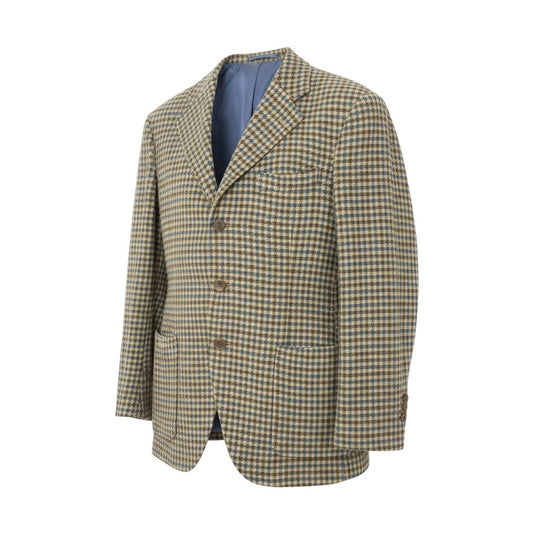 67L1 Belvest ベルベスト BEAMS F ビームスエフ イタリア製 テーラードジャケット シングル 3B ウールカシミヤ混 メンズ 紳士服  44 マルチカラーu02t