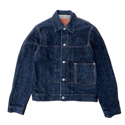 30h22 DOUBLE RL ダブルアールエル RRL 1st デニムジャケット サイズS インディゴ TYPE 1 JACKET Gジャン Ralph Laurent18r