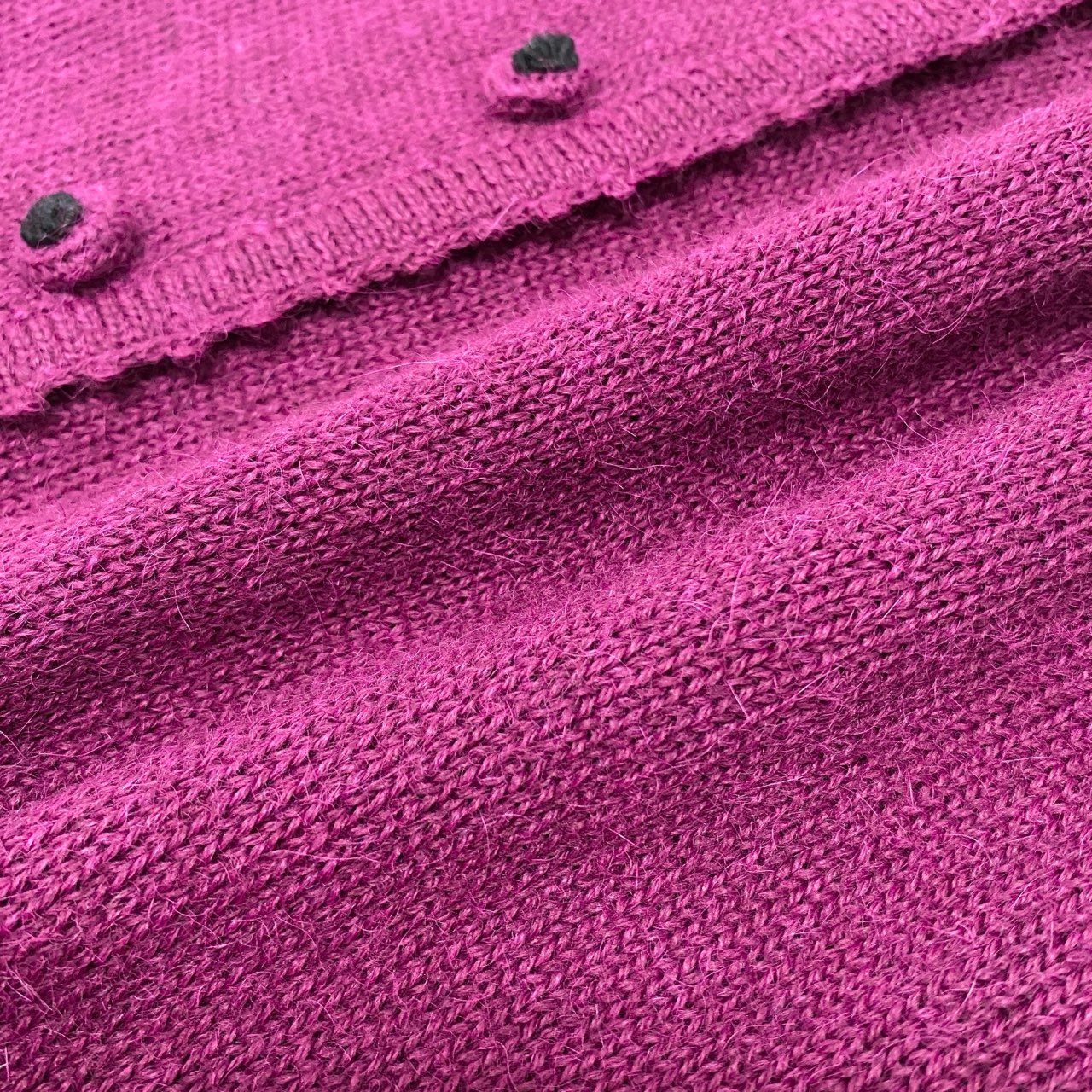 30K18 ROYAL ALPACA ロイヤルアルパカ ニットカーディガン ニットジャケット レディース 女性用 L パープル アルパカ100％u02t