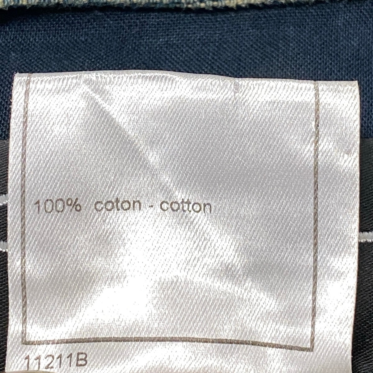 Ci13 CHANEL シャネル 01P CCボタン デニム ロングワンピース Vintage CC Button Denim Dress Size 36 インディゴブルーt18r