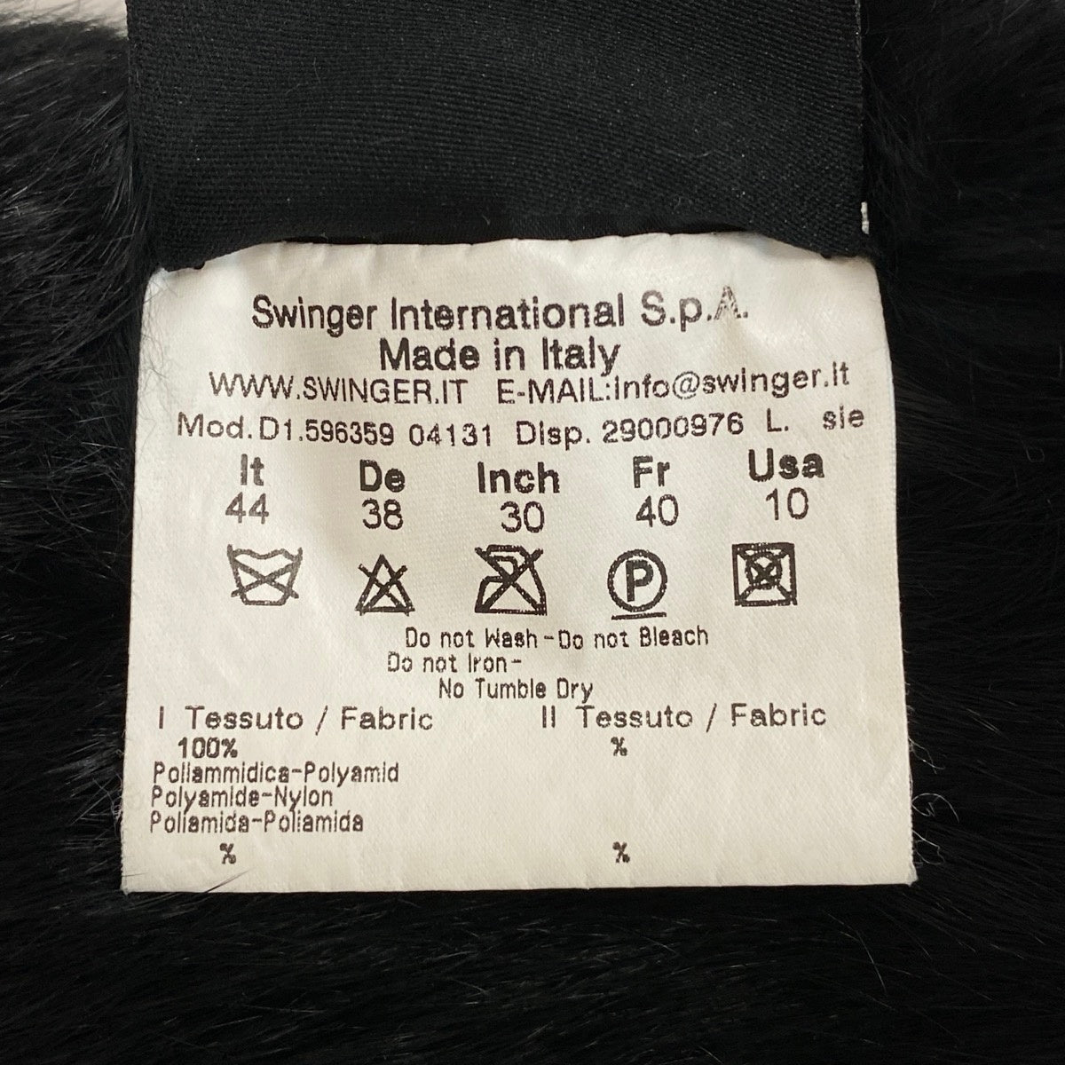 Eh10 FENDI フェンディ リバーシブルベスト フェイクファー 2way ジップアップベスト ノースリーブ  IT44 ブラック レディース 女性用u02t