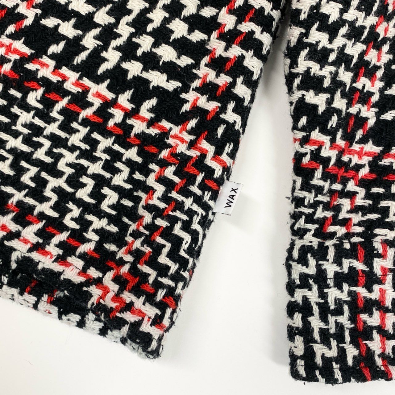 33i25 《美品》WAX LONDON ワックス ロンドン シャツジャケット 長袖シャツ バスケットチェック オーバーサイズ Mサイズ マルチカラー メンズk02i