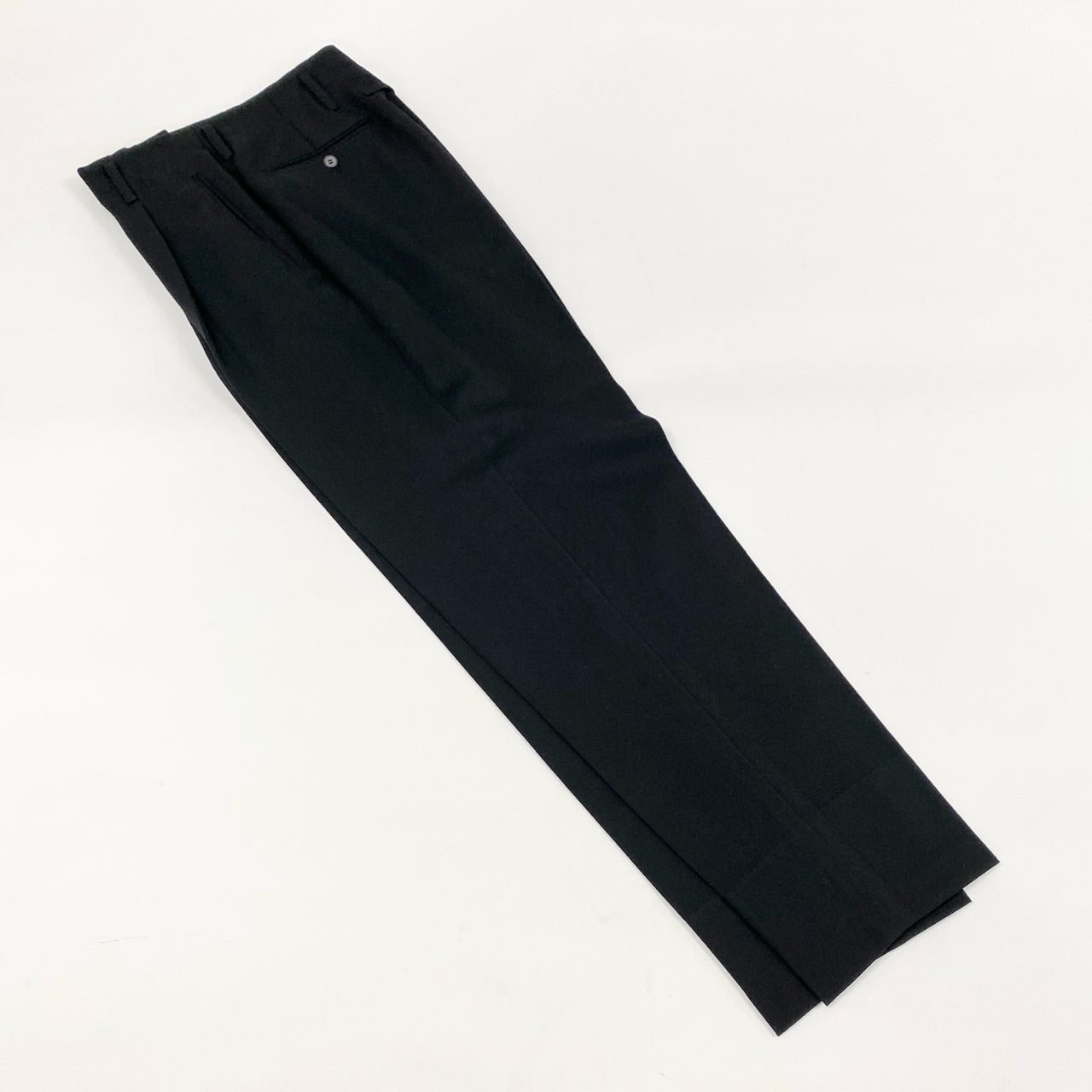 53h27 Jean Paul Gaultier HOMME ジャンポールゴルチエオム ダブルプレスト セットアップ スーツ テーラードジャケット スラックスパンツ 48 ブラック ウール 日本製 メンズo07t