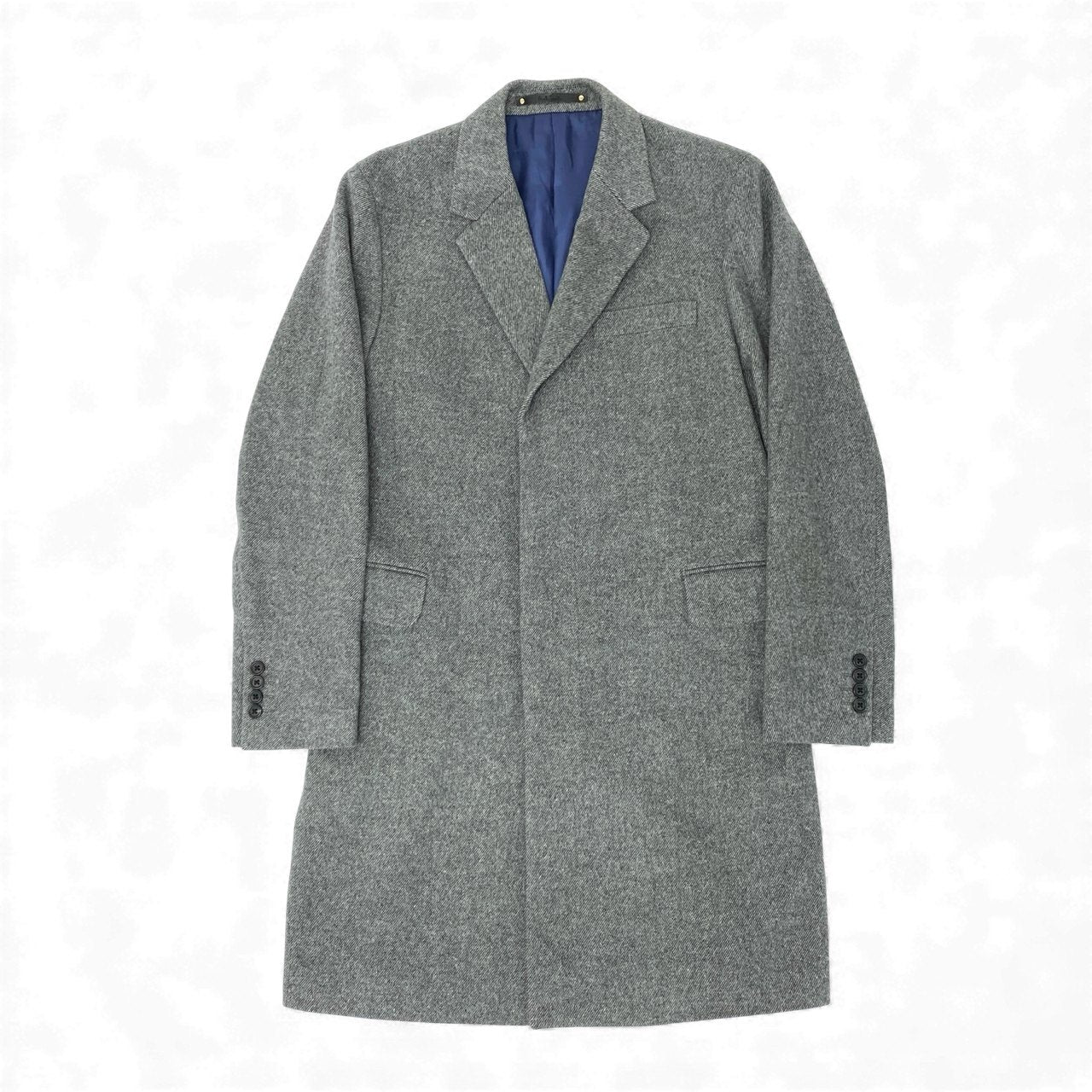 67L1 Paul Smith ポールスミス チェスターコート ロングコート 比翼ボタン ウールカシミヤ メンズ 紳士服 PF-IS-80322 M2 グレーu02t