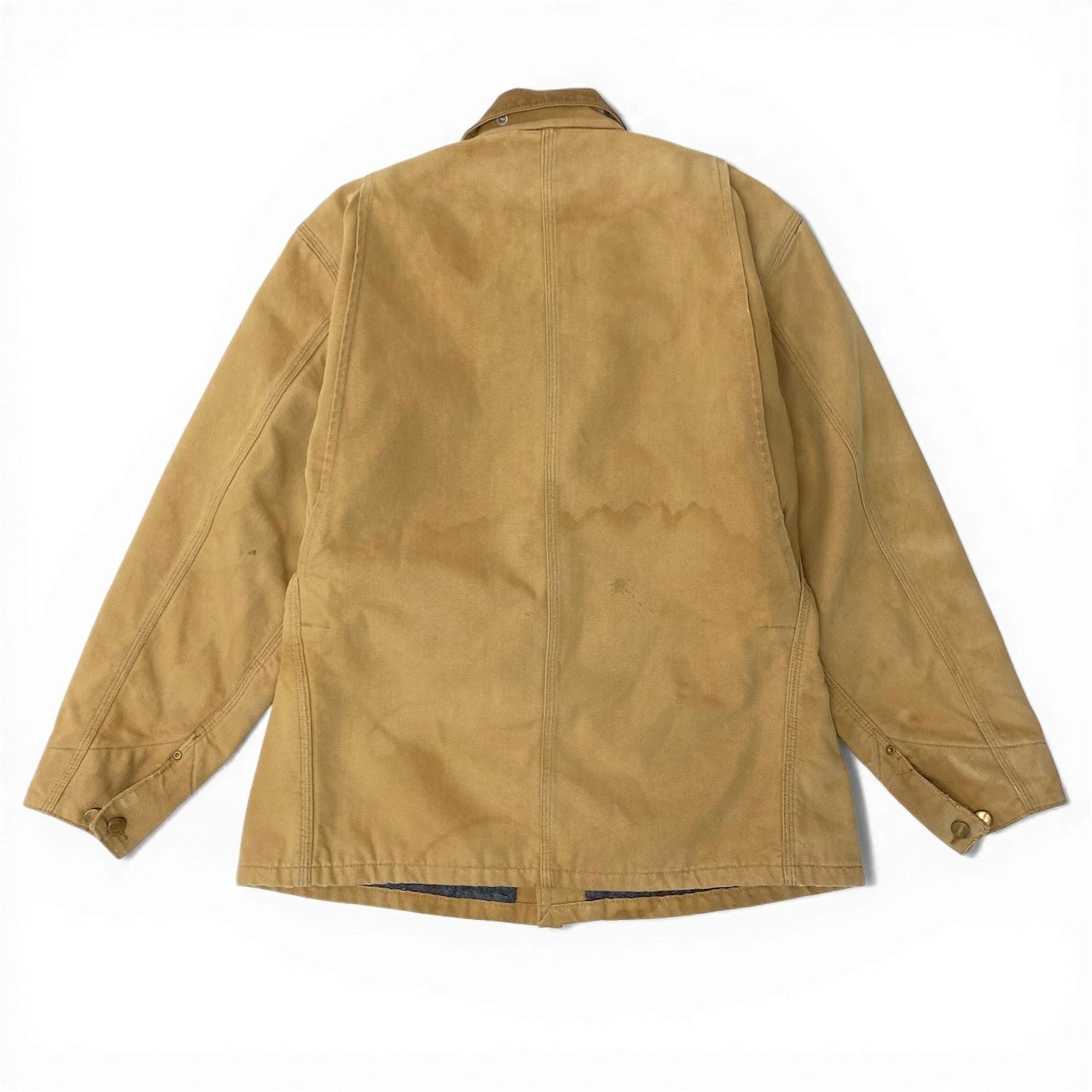 5d10 Carhartt カーハート ミシガンチョアコート ダックジャケット サイズL～XL相当 茶系 Vintage ヴィンテージt18r