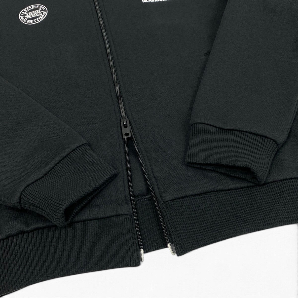 Mj15 【未使用】 Y-3 ×NEIGHBORHOOD ワイスリー ネイバーフッド ヨウジヤマモト NBHD TRACK TOP トラックジャケット ジップアップジャケット JW6993 サイズM ブラック メンズu02t