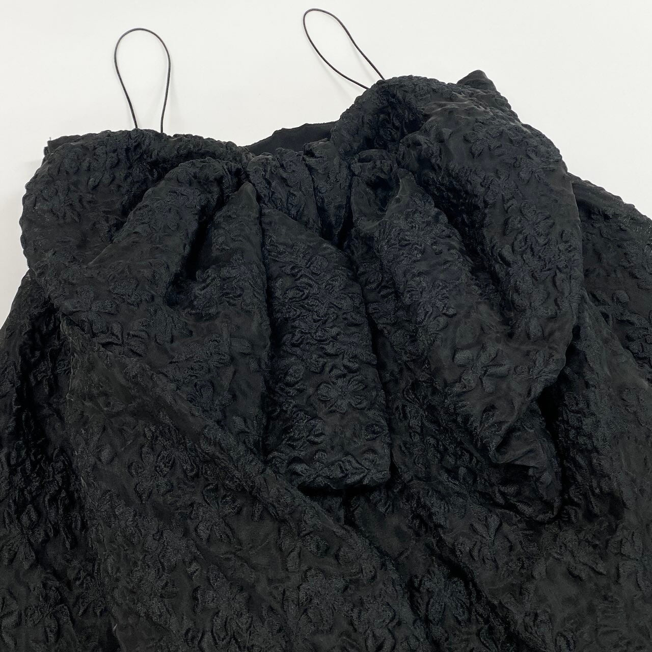Ac24 《タグ付き》 Cecilie bahnsen セシリーバンセン ヴィルマ ドレス ワンピース Vilma Dress UK8 ブラック 3D 立体デザインt18r
