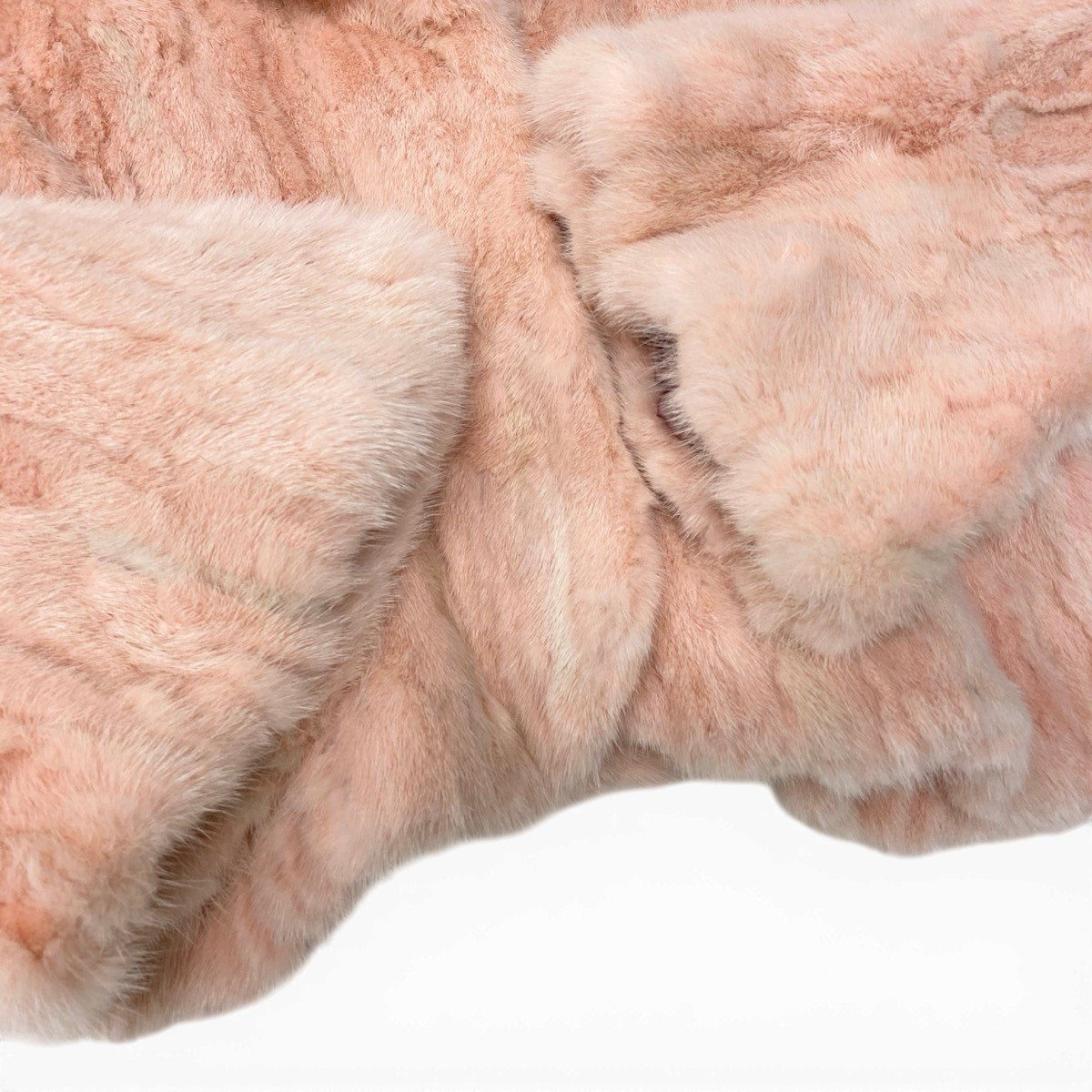 2g13 first avenue by NORTH BEACH ノースビーチ 変形 毛皮ジャケット ミンクコート 染めミンク サイズM(55) ピンク毛系 MINK FUR レディースu02t