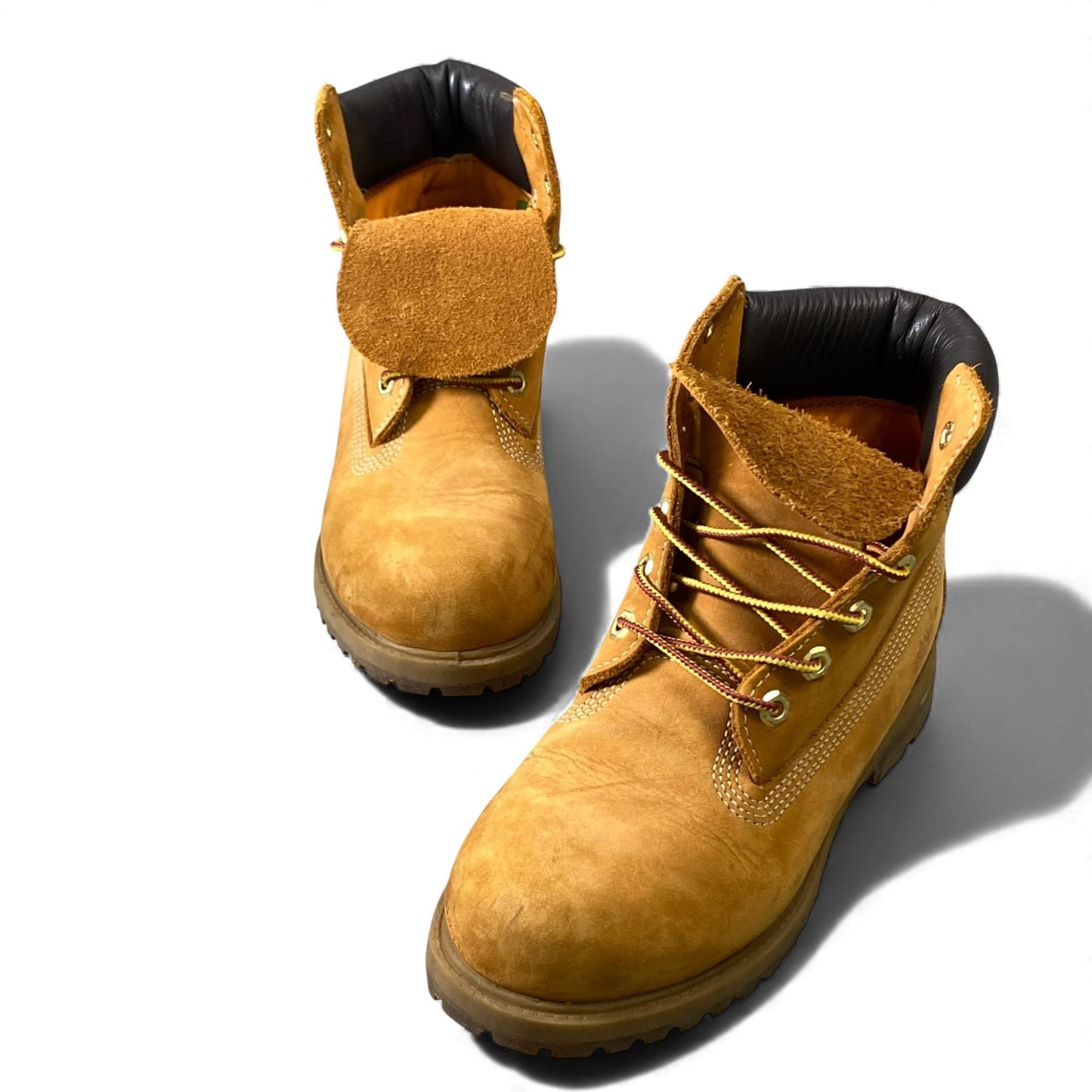 1L11 Thimberland ティンバーランド 6インチプレミアムウォータープルーフブーツ イエローブーツ レースアップ 10361 US6 キャメル スエードレザー レディースo07t