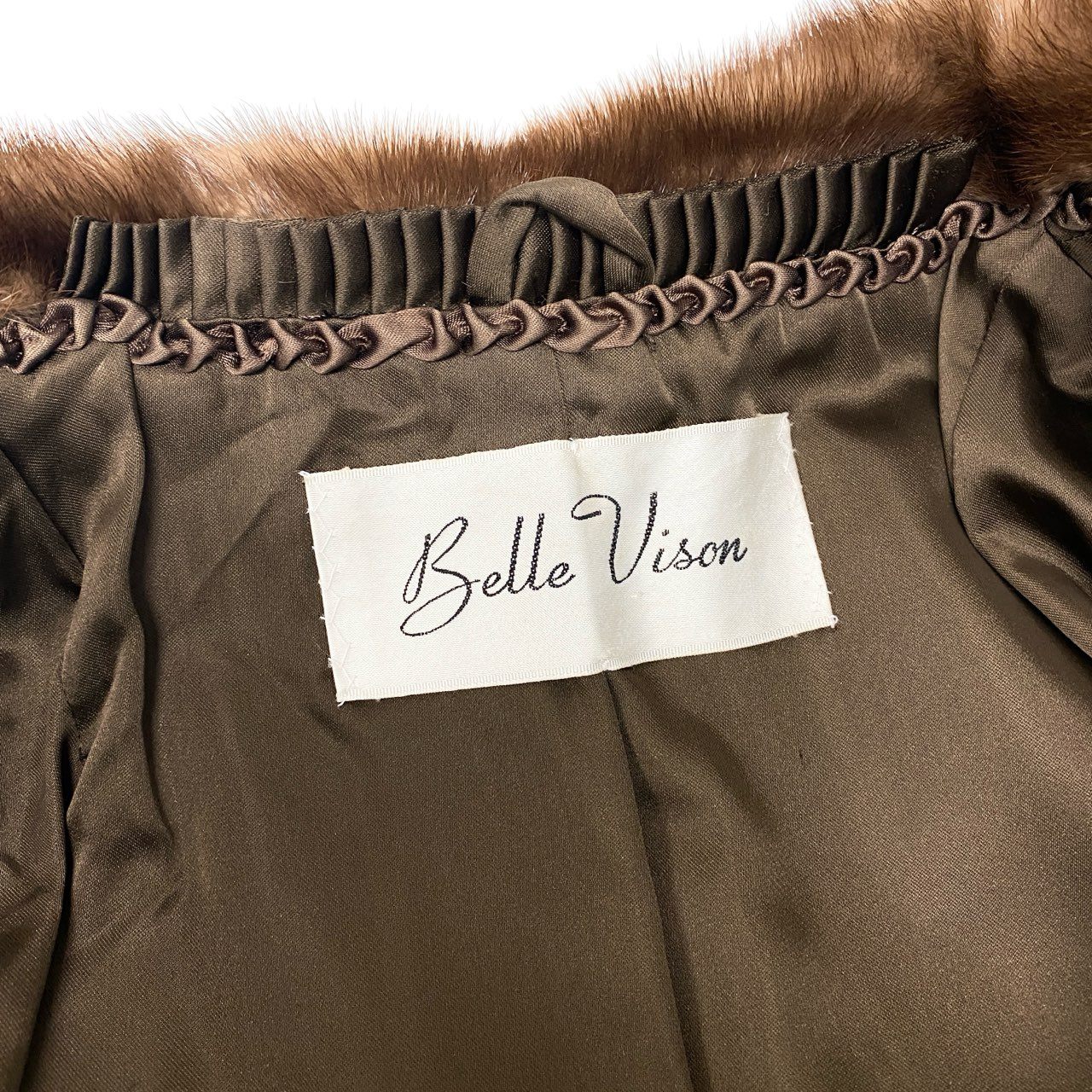 21c4 SAGA MINK サガミンク 銀サガ パステルミンク ファーコート サイズ13 ブラウン 最高級本毛皮 Pastel Mink Fur Coatt18r