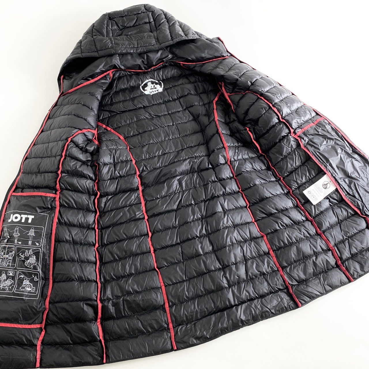 85h28 《美品》 タグ付 JOTT ジョット NOUR ノア ダウンコート ダウンジャケット FW22102382 Mサイズ ブラック アウター レディース 女性用