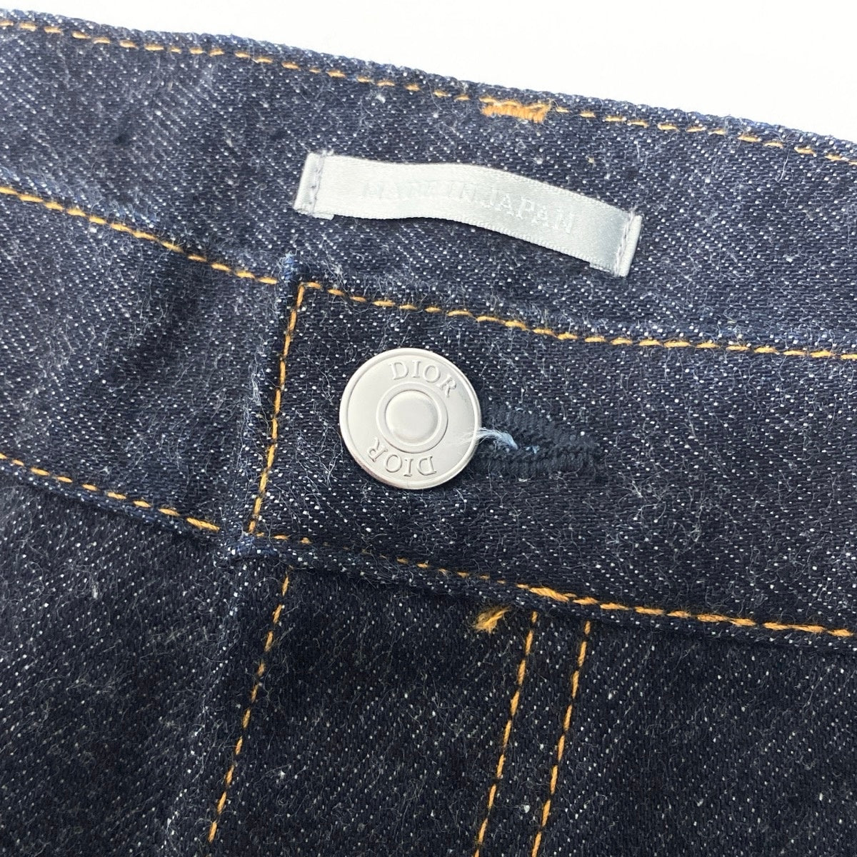 42e13 【美品】DIOR × sacai ディオール サカイ 21AW Slim-Fit Jeans Low Cotton Denim スリム コットンデニム 日本製 213D007AY507 34サイズ インディゴ コットン100％ メンズ 男性用u02t