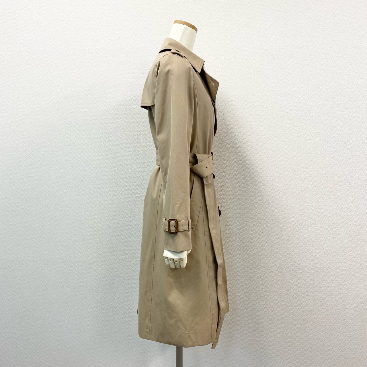 63i12 MACKINTOSH PHILOSOPHY マッキントッシュ フィロソフィー ベルテッド トレンチコート ライナー付き H5A02-601-40 40 ベージュ コットン レディースk02i