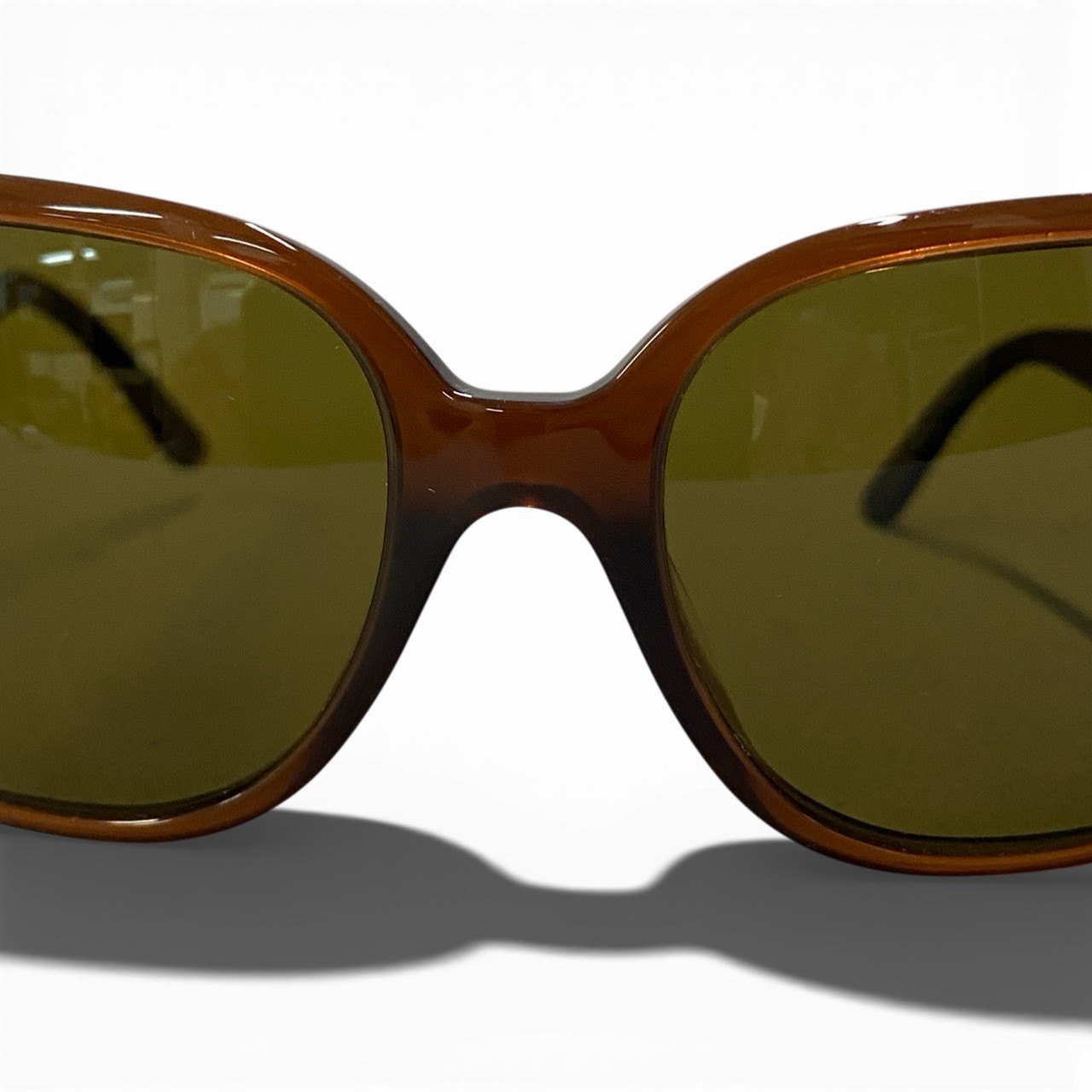 b15 CHANEL シャネル ココマーク サングラス アイウェア 5101 57□18 ブラウン レディースta1