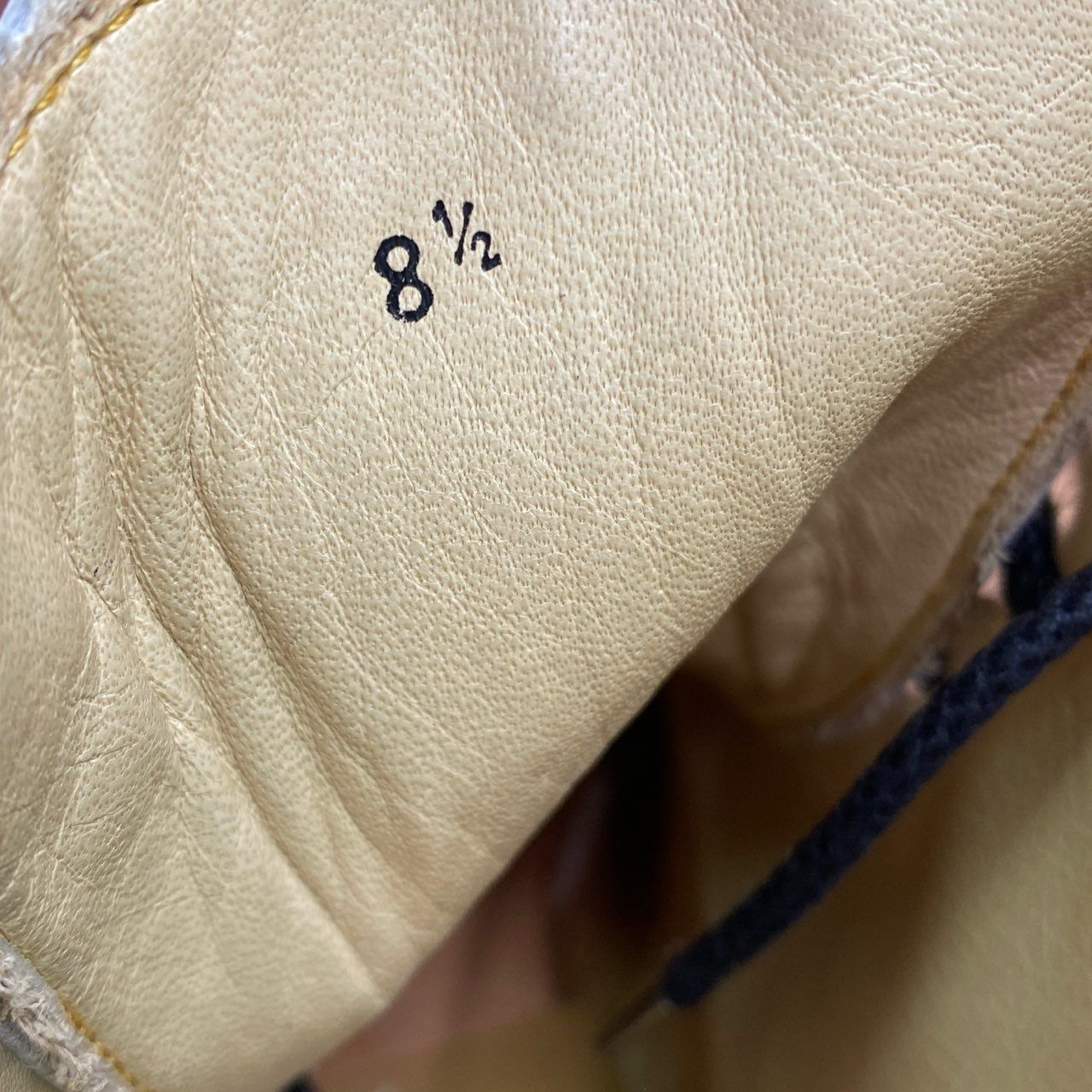 2f27 NUMBER NINE ナンバーナイン レースアップ 厚底 レザーブーツ 8 1/2 ホワイト Leather ラバーソール プラットフォーム シューズ