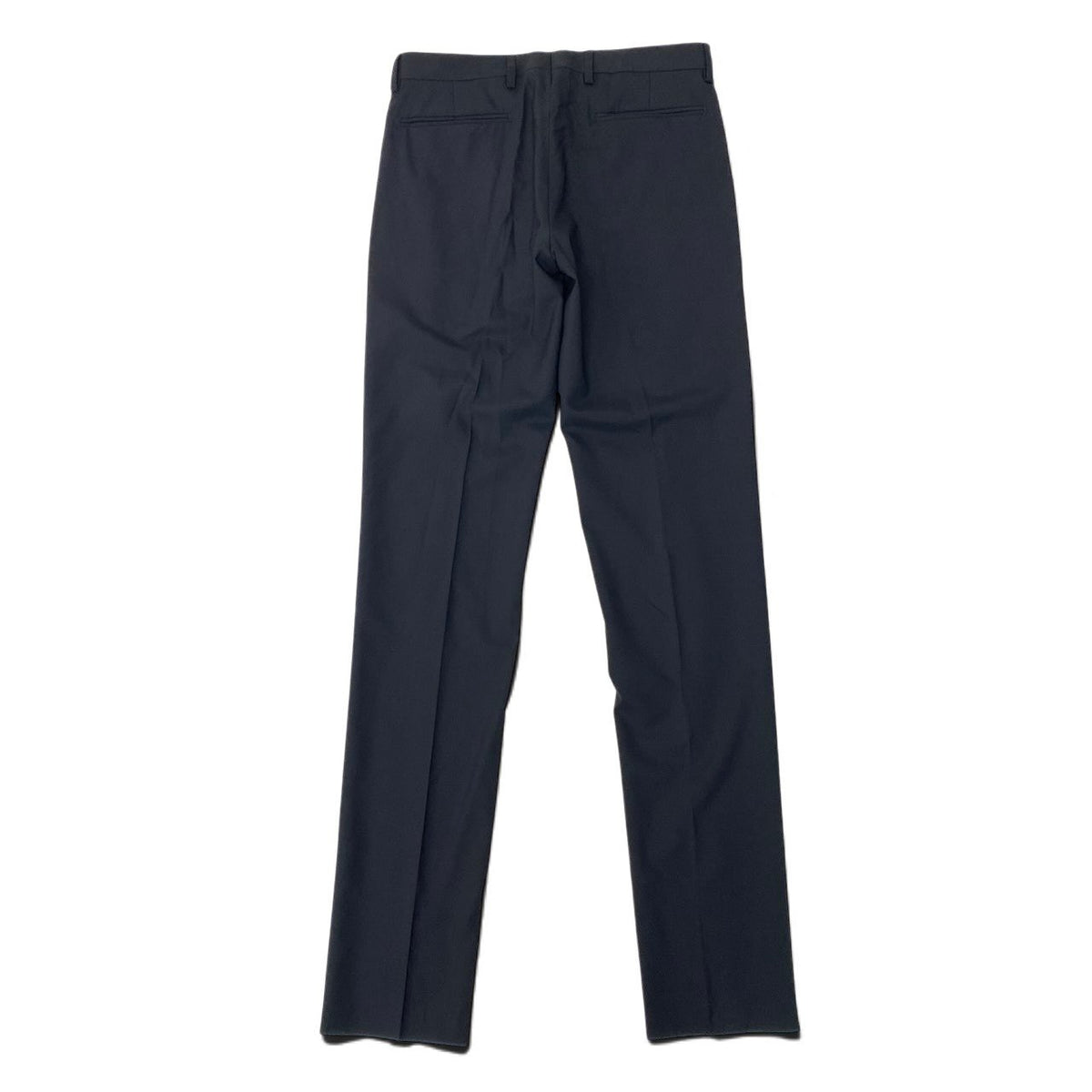 14i25 【美品】 Dior ディオールオム スラックスパンツ フルレングス フォーマル ウールパンツ イタリア製 裾未処理 44C ブラック レディース 女性用k02i