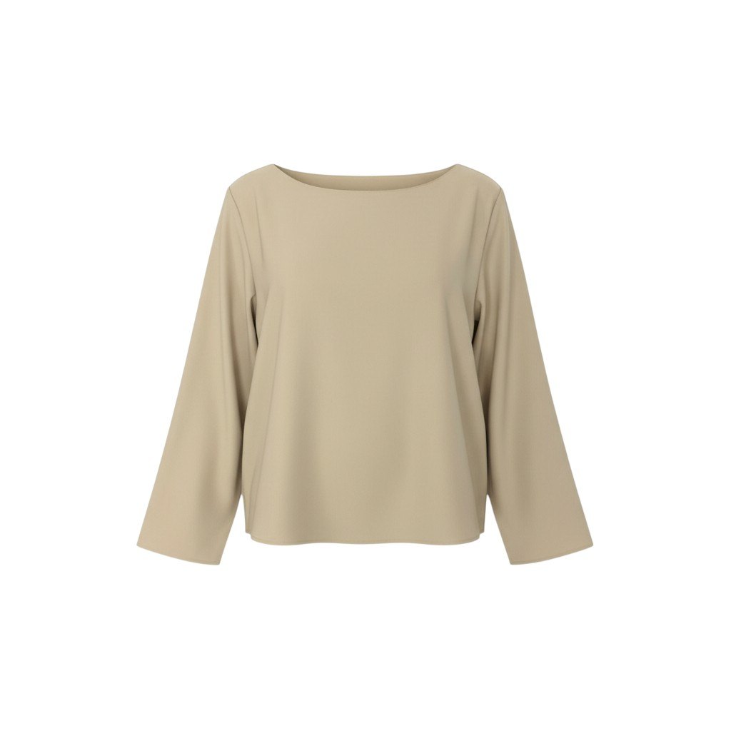 61k28 《極美品》 THE ROW ザロウ シルクブラウス シャツ ドルマンスリーブ トップス XS ベージュ レディースu02t