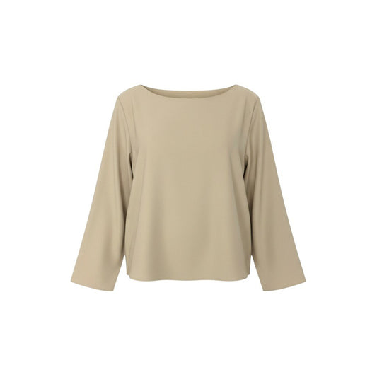 61k28 《極美品》 THE ROW ザロウ シルクブラウス シャツ ドルマンスリーブ トップス XS ベージュ レディースu02t