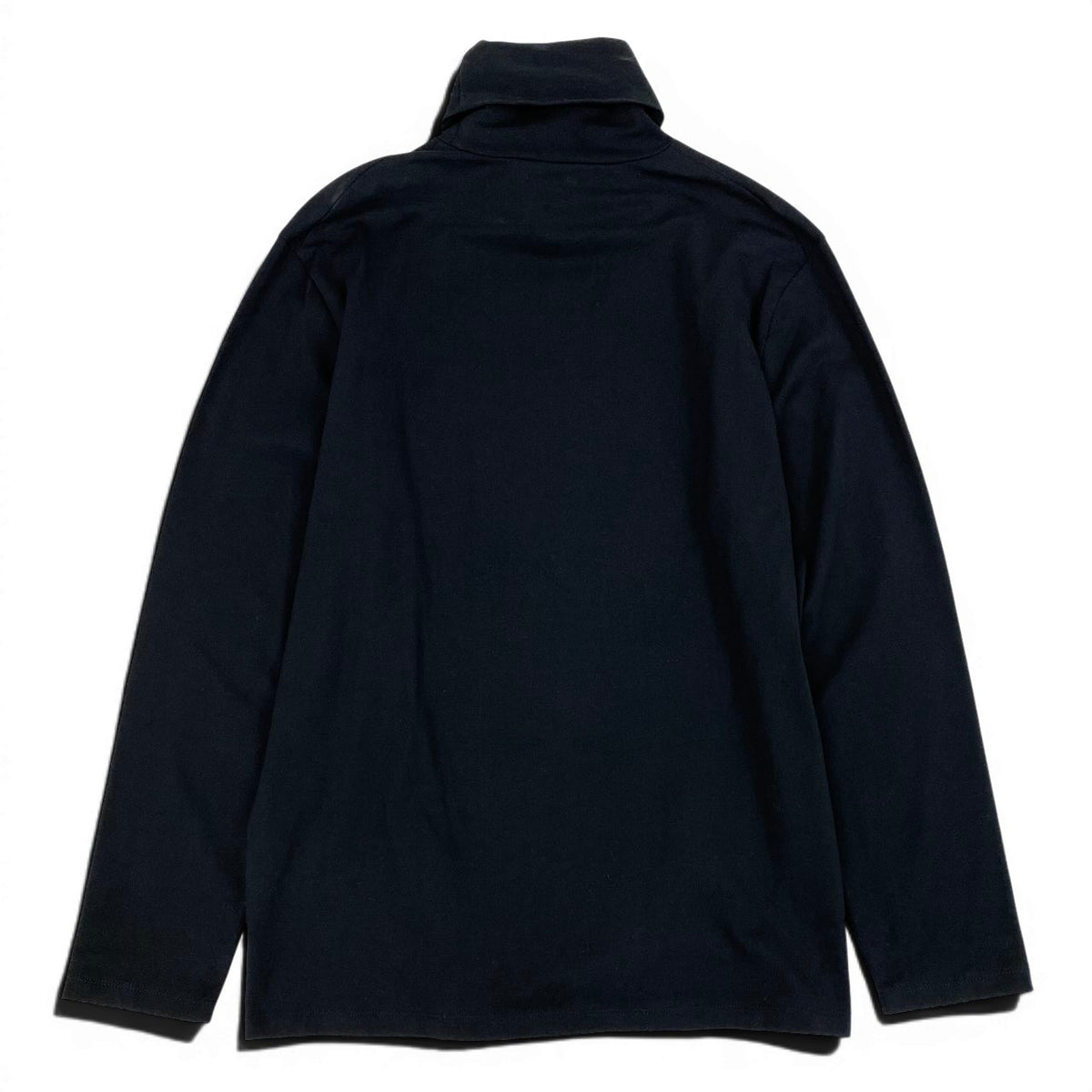 20d18 JILSANDER+ ジルサンダープラス ストレッチカットソー ロングスリーブハイネックTシャツ 刺繍 トップス Lサイズ ブラック メンズ 男性用u02t