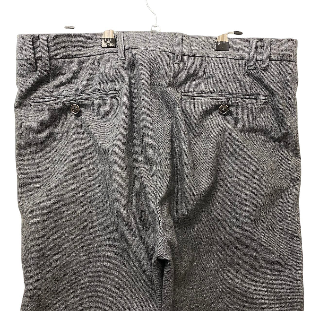 21f16 DOLCE&GABBANA ドルチェアンドガッバーナ タックパンツ スラックスパンツ ボトムス サイズ48 グレー メンズ 紳士服u02t