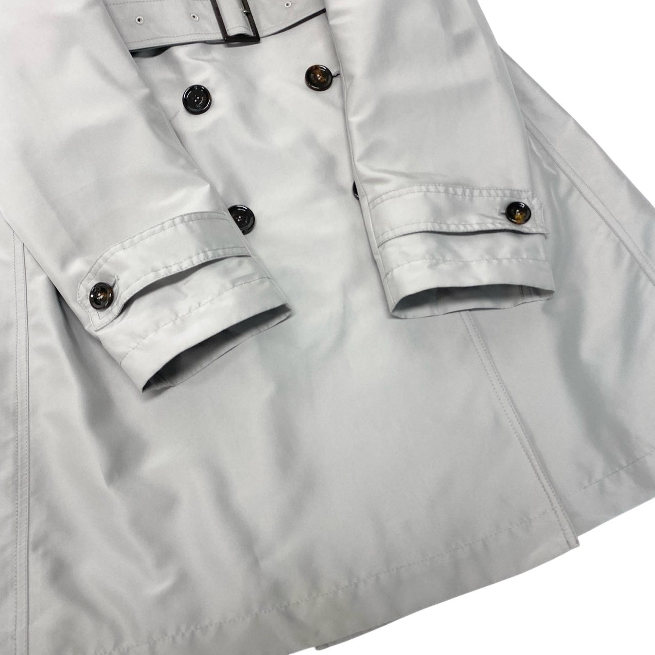 13c5 MOORER ムーレー トレンチコート スプリングコート サイズ42 グレー レディース 女性用 コートk02i