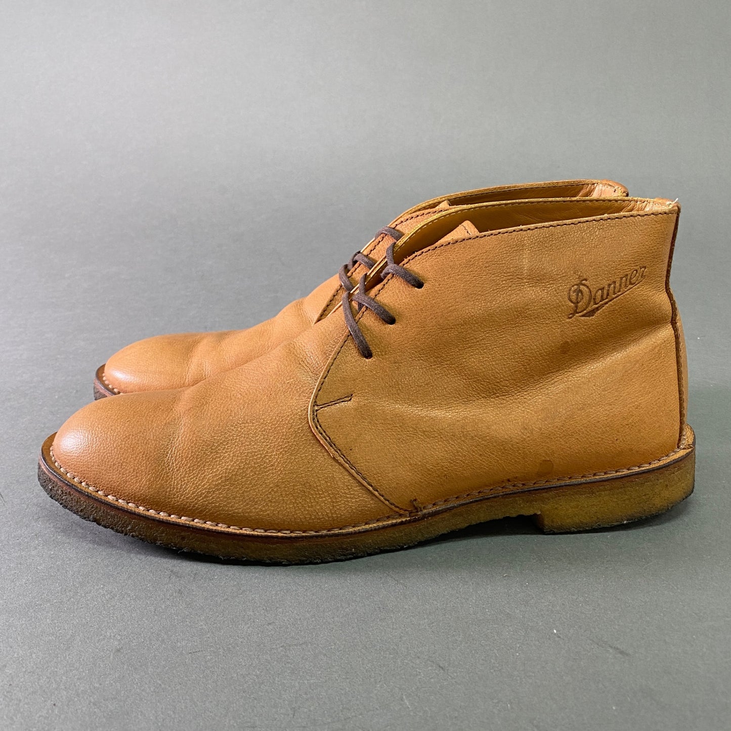 1a22 Danner ダナー OLNEY オルニー チャッカブーツ 9 ブラウン レザー ポストマン 本革 シューズ