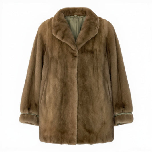 80d13 SAGA MINK サガミンク 銀サガ ブルーアイリスミンク ファーコート サイズ15 最高級本毛皮 Blue Iris Mink Fur Coatt18r