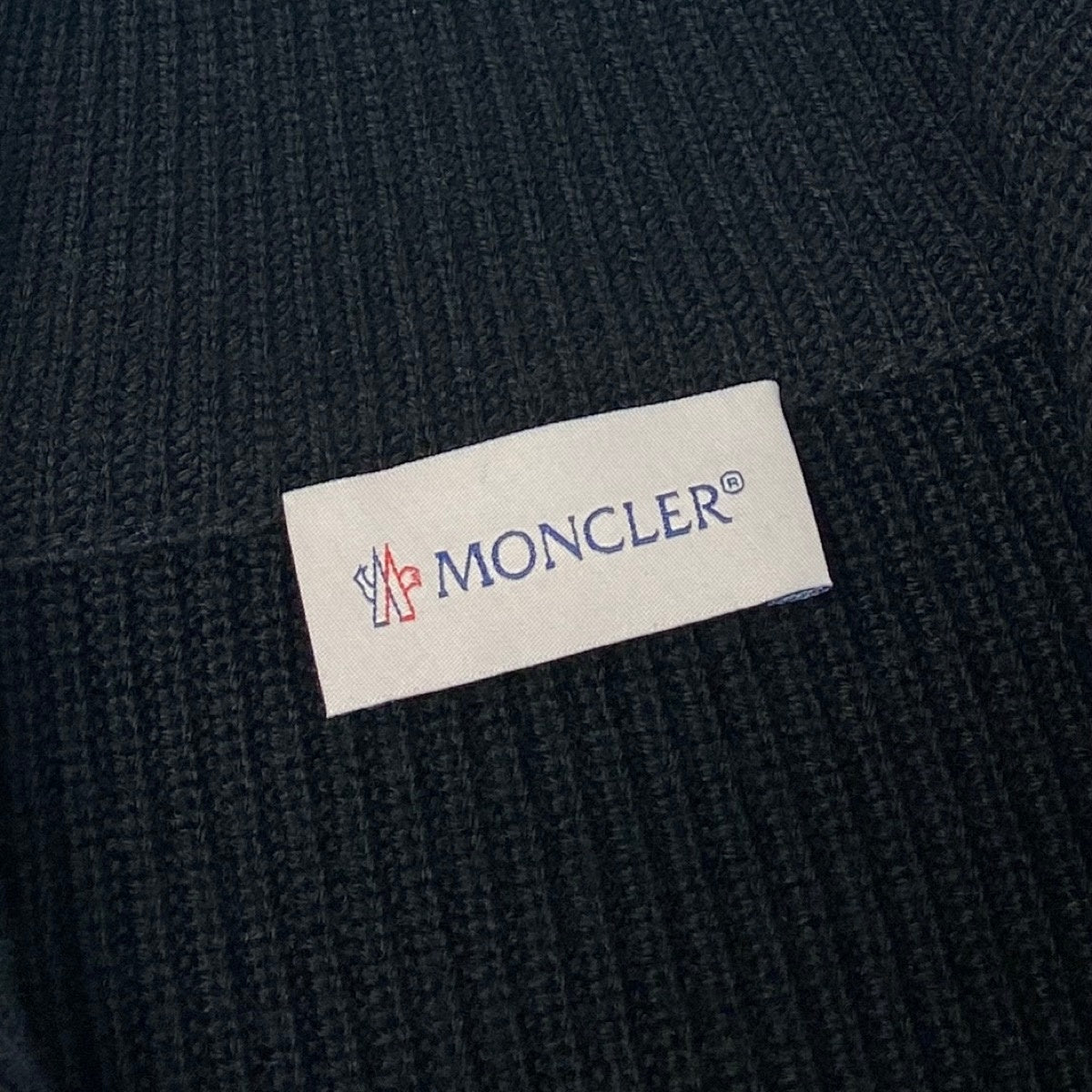 Ij23【極美品】MONCLER CARDIGAN TRICOT ニットダウンジャケット アウター G20939B00019 M1131 Sサイズ ブラック ナイロン ウール レディース 女性用k02i