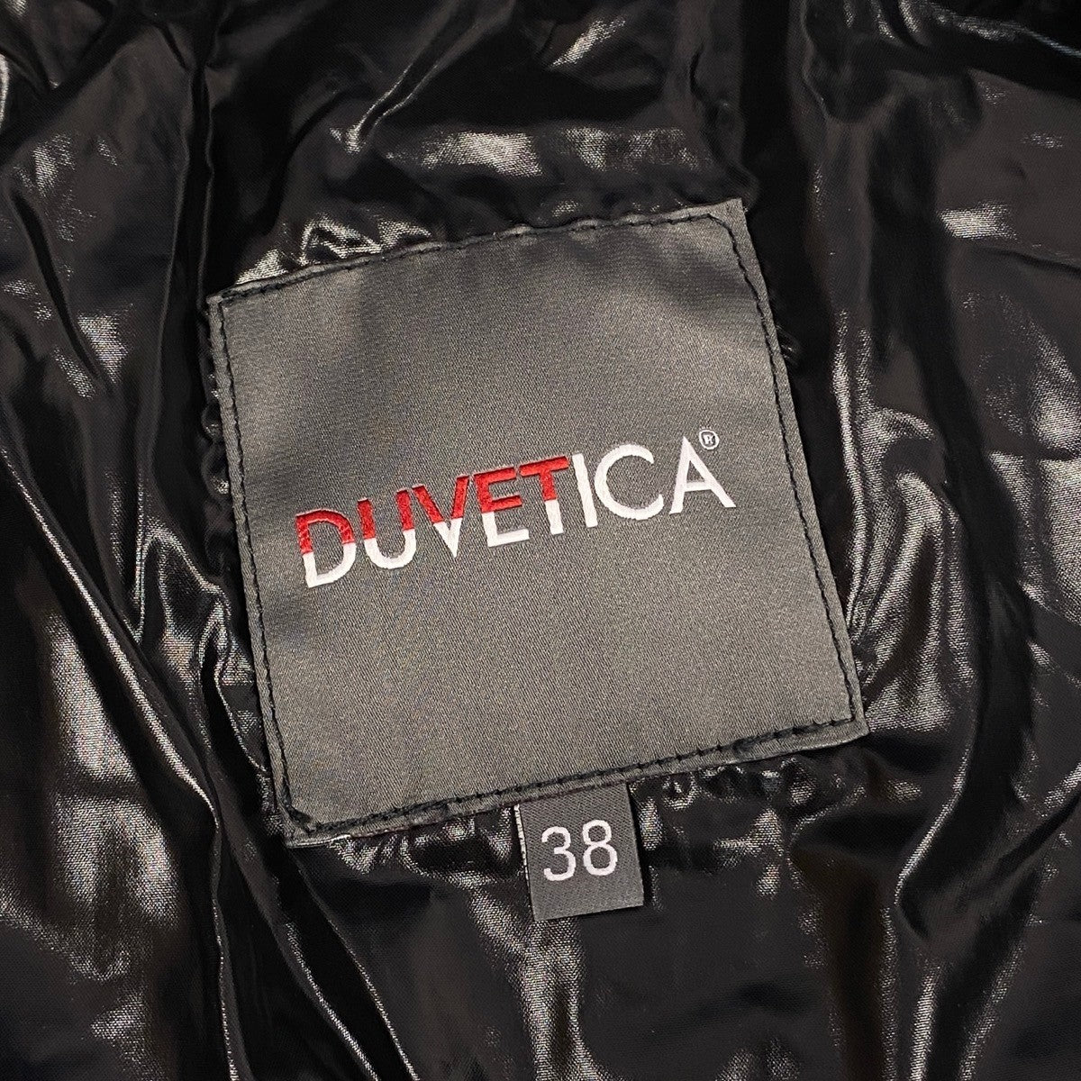 26j8 【美品】DUVETICA デュベティカ Adhara ダウンジャケット ダブルジップ フーディー アウター 38サイズ ブラック ナイロン100％ レディース 女性用u02t