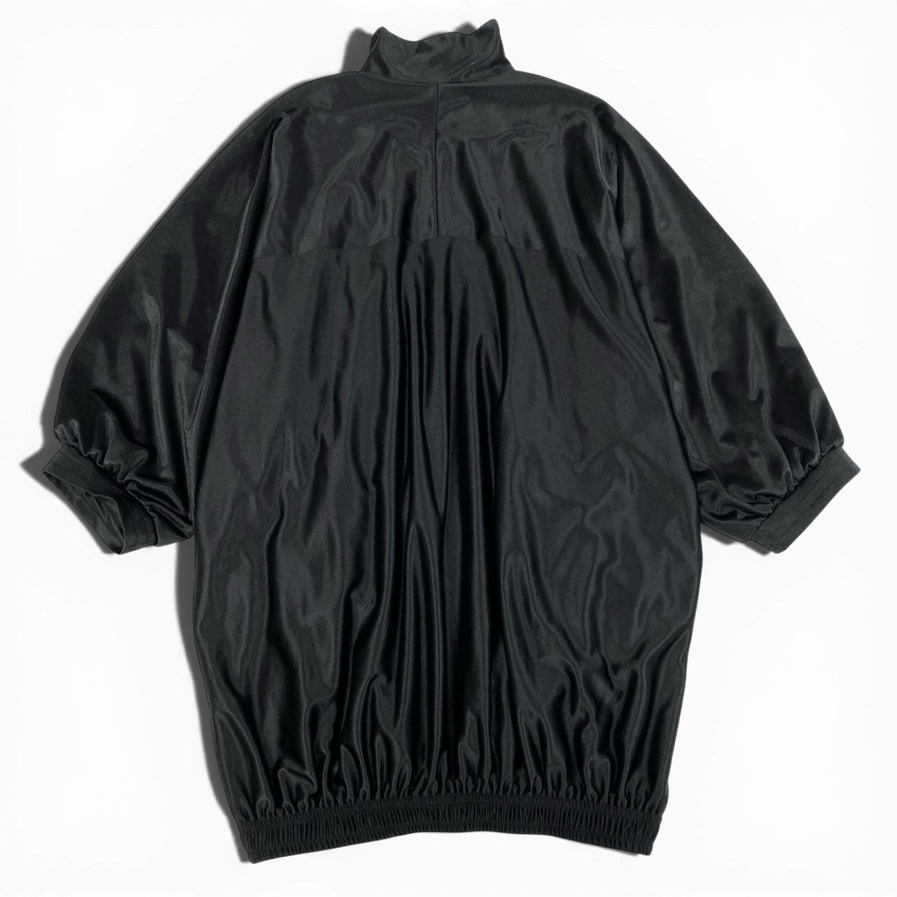 67b3 BALENCIAGA バレンシアガ トラックシャツジャケット シャイニースポーツジャージー ブルゾン M095 659071 TJV20 0サイズ ブラック メンズo07t