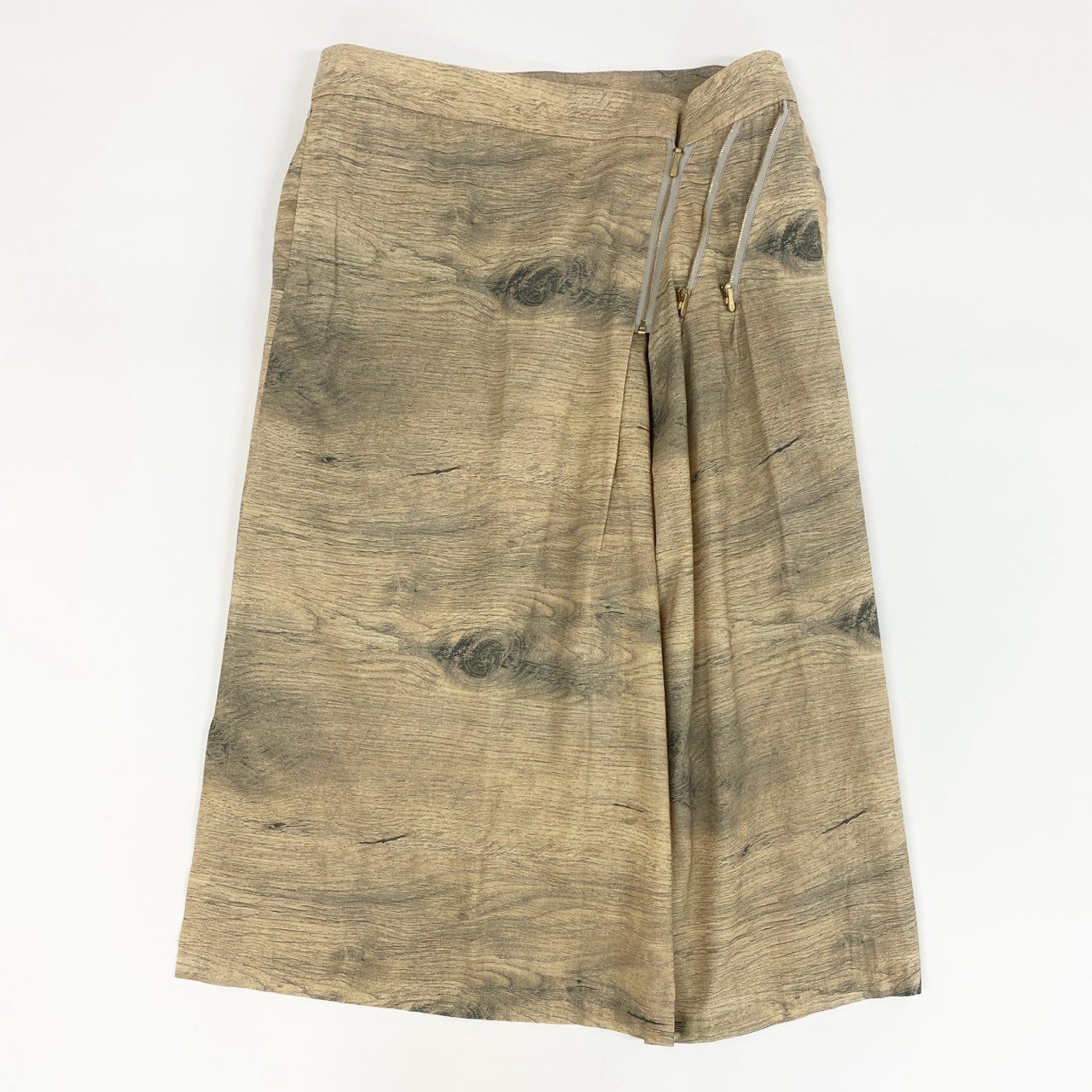 17f30 《極美品》 BLESS ブレス N°64 2025ss SMLXL skirt WOODBEIGE 膝丈スカート フレアスカート サイズ0S ベージュ系 コットン レディース 女性用