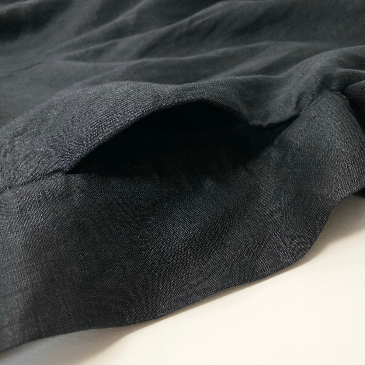 26g11 【美品】 HYKE ハイク 23ss LINEN JUMPSUIT ジャンプスーツ フレンチスリーブ オールインワン 231-16166 サイズ1 ブラック 麻100％ レディースu02t