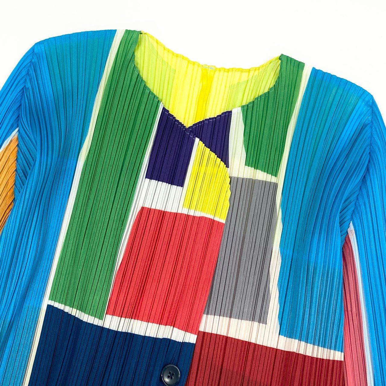 Ad9 PLEATS PLEASE プリーツプリーズ イッセイミヤケ カーディガン ジャケット トップス PP61-J0735 3 マルチカラー ポリエステル レディースu02t