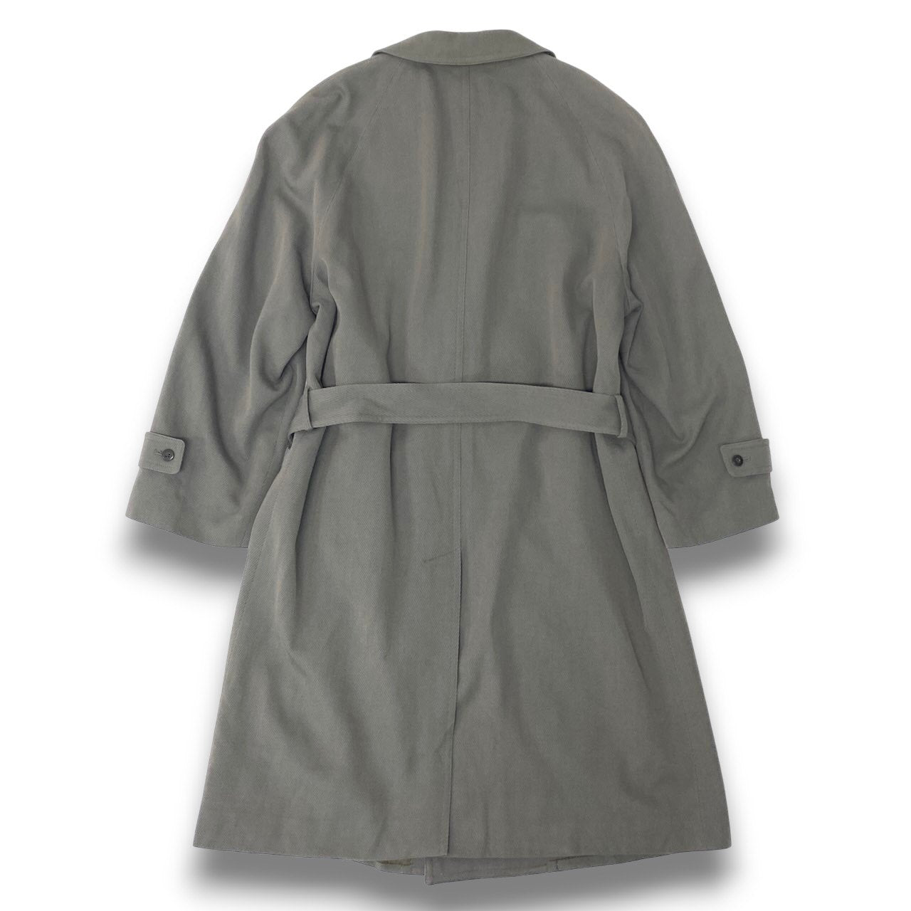 28c11 GIVENCHY ジバンシー トレンチコート コットンウールチェスターコート ロングコート アウター Lサイズ カーキ メンズ 男性用o07t