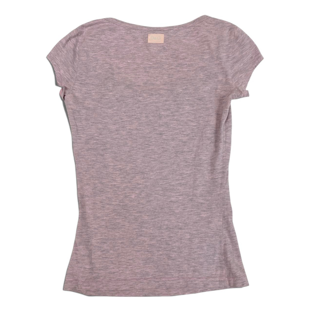 i21 D＆G DOLCE＆GABBANA 2004SS 半袖Tシャツ ”Shopping Makes Me Feel Better” トップス 38サイズ ピンク系 レディース 女性用u02t