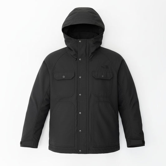 4c29 THE NORTH FACE ザ ノースフェイス ジップインマグネ ファイヤーフライ マウンテンパーカー ジップパーカー ジャケット NP72132 Lサイズ ブラック メンズ 男性用u02t