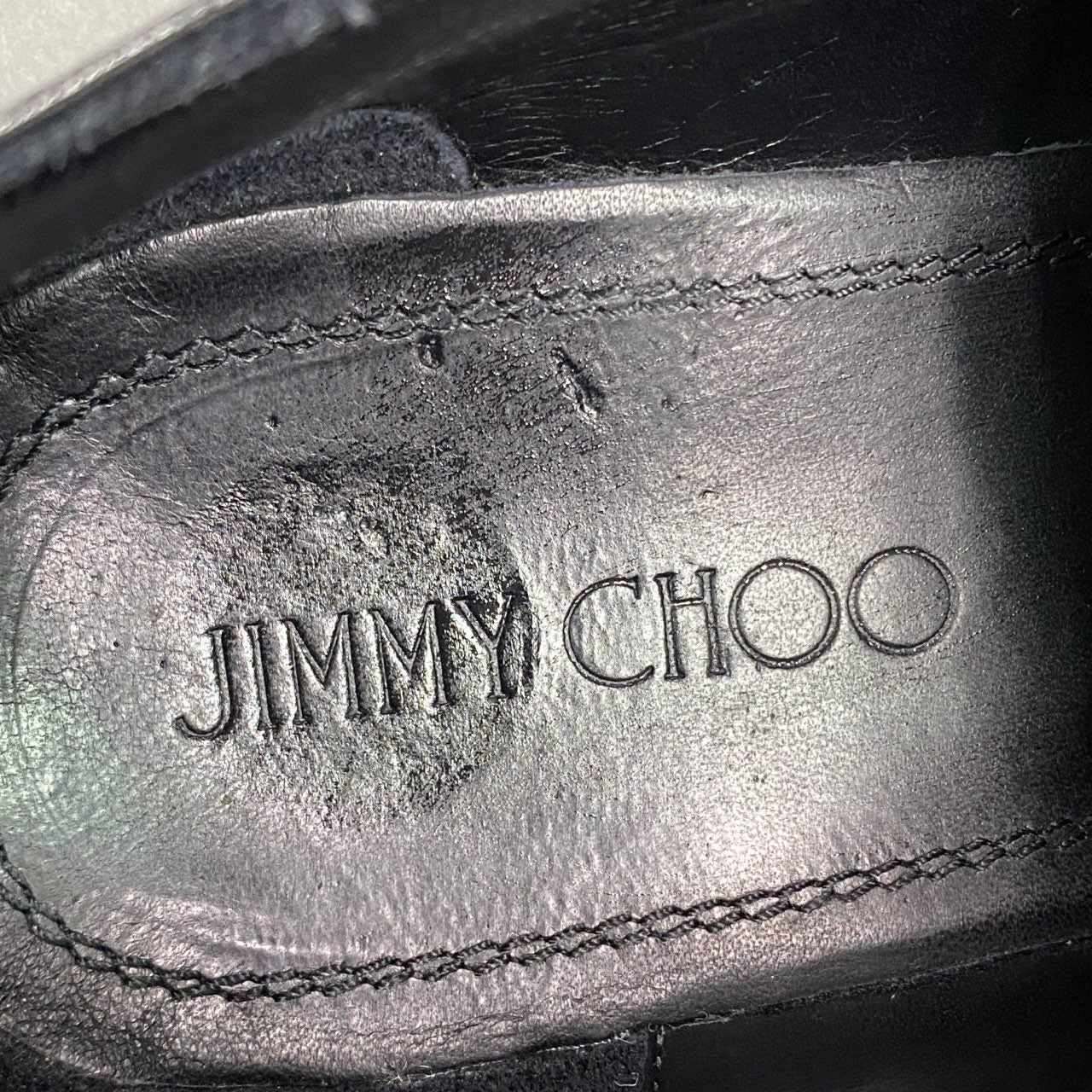 2a9 JIMMY CHOO ジミーチュウ キャビアスキン ビジネス ドレスシューズ 43 ブラック レザー フォーマル イタリア製