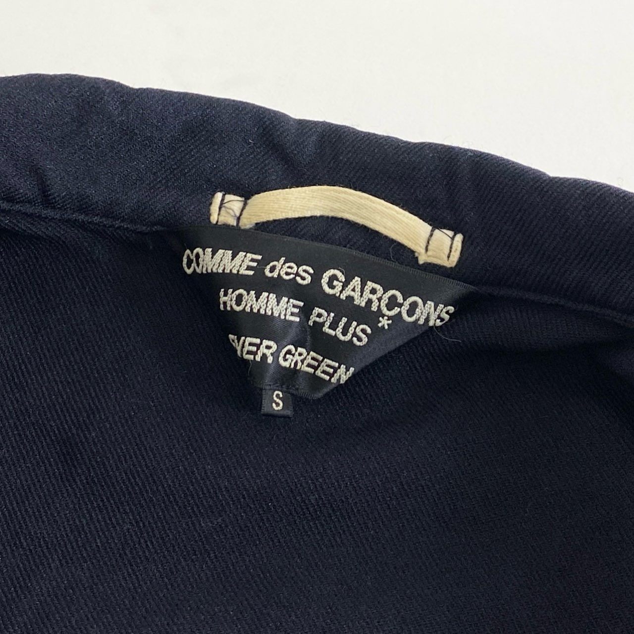 67i5 COMME des GARCONS HOMME PLUS EVER GREEN コムデギャルソンオムプリュス エバーグリーン 縮絨マルチスタッズジャケット テーラードジャケット AD2006 PS-J211 Sサイズ ネイビー