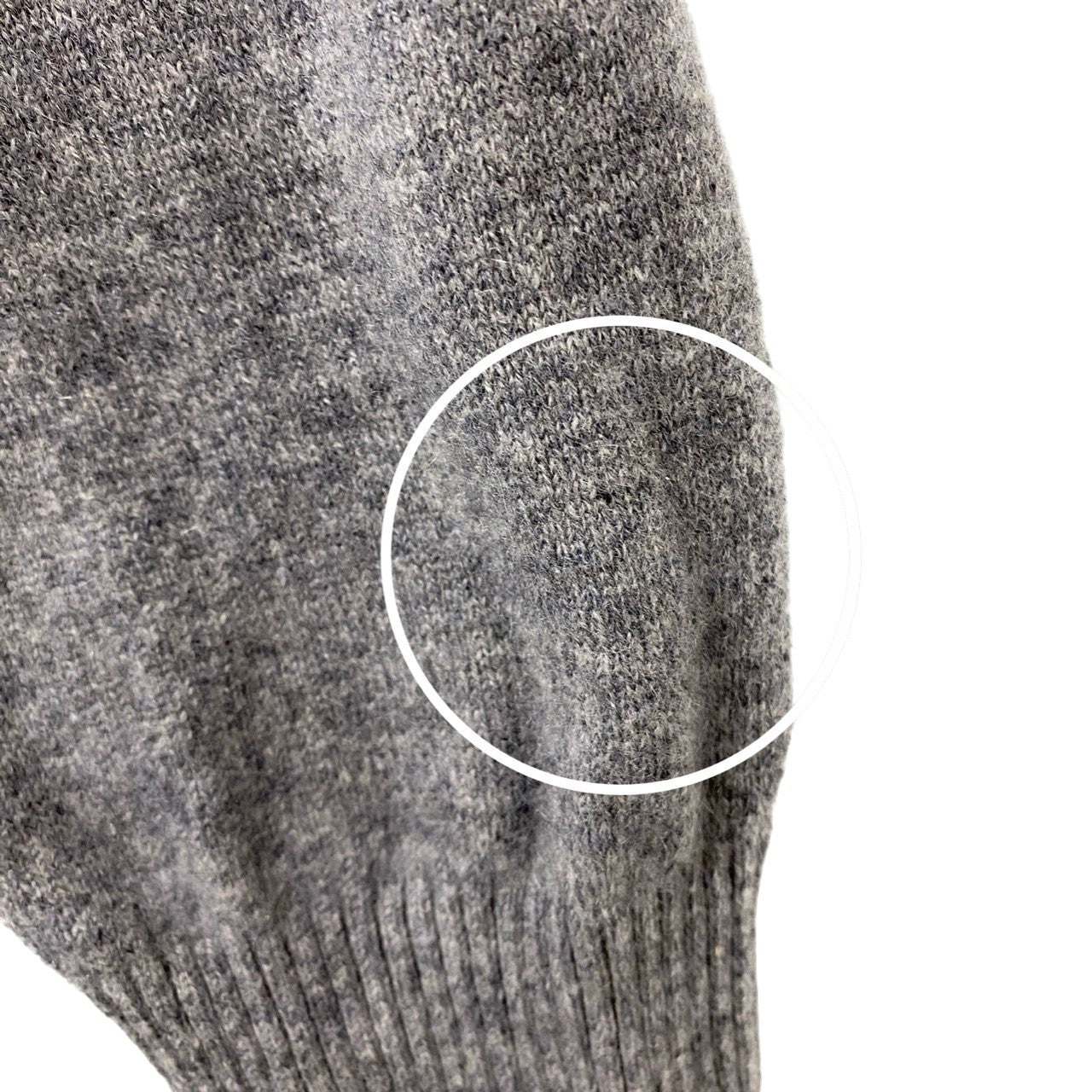 66c2 PEARLY GATES パーリーゲイツ カシミヤ ニットセーター ゴルフウェア golf メンズ 紳士服 053-7270001 サイズ4 グレー カシミア100％u02t