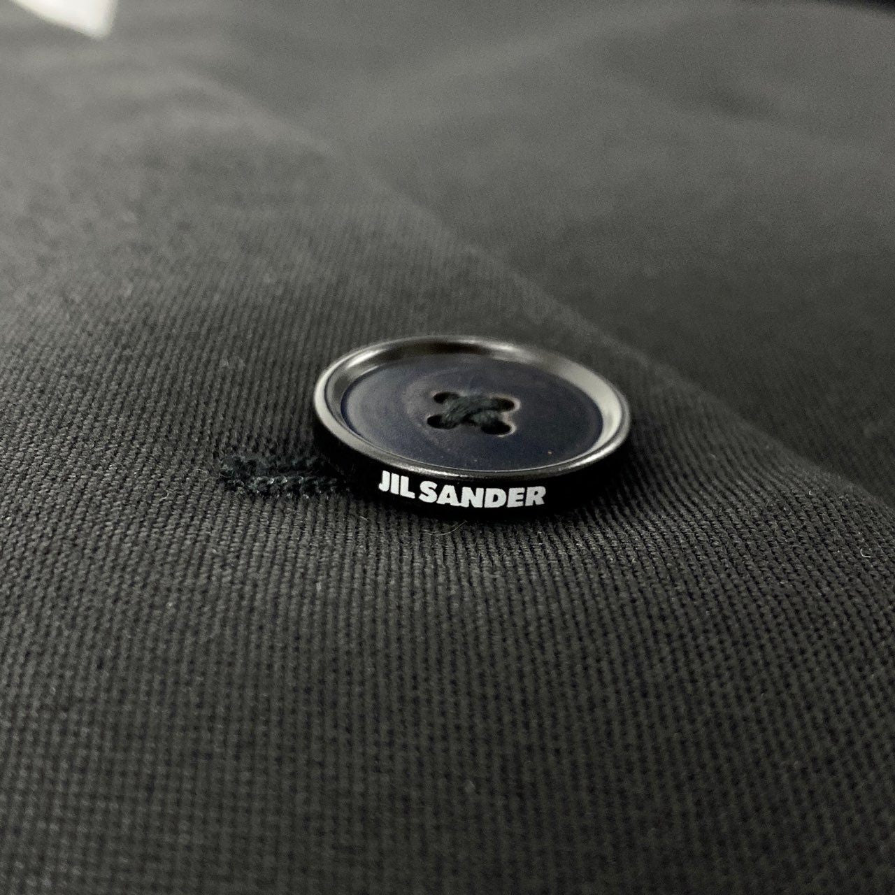 21L9【美品】JIL SANDER ジルサンダー 2024 ノーカラージャケット テーラードジャケット サイズ38 W JACKET 02 TMブラック レディースk02i