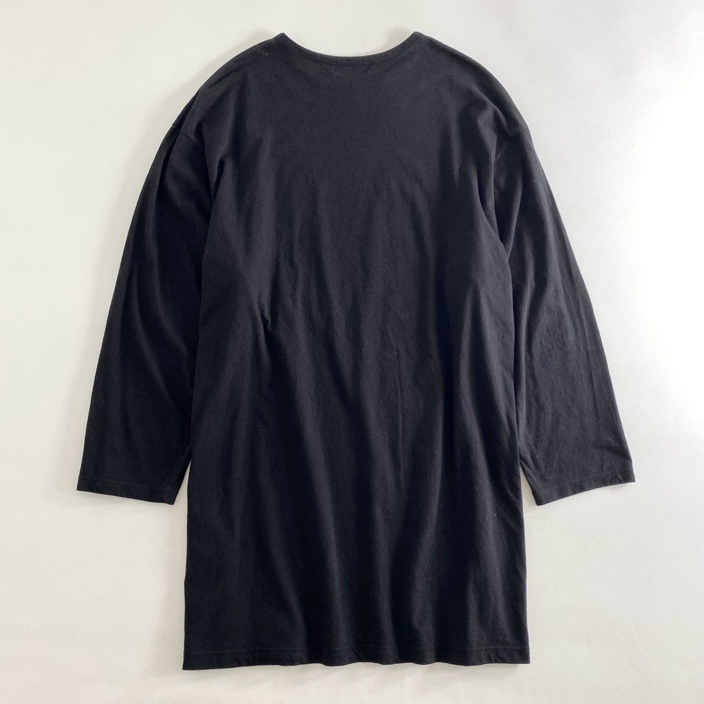 27h7 Yohji Yamamoto POUR HOMME ヨウジヤマモト プールオム 21SS Kill Me Print Big Long Sleeves T-Shirt Tシャツ 3 ブラック オーバーサイズ