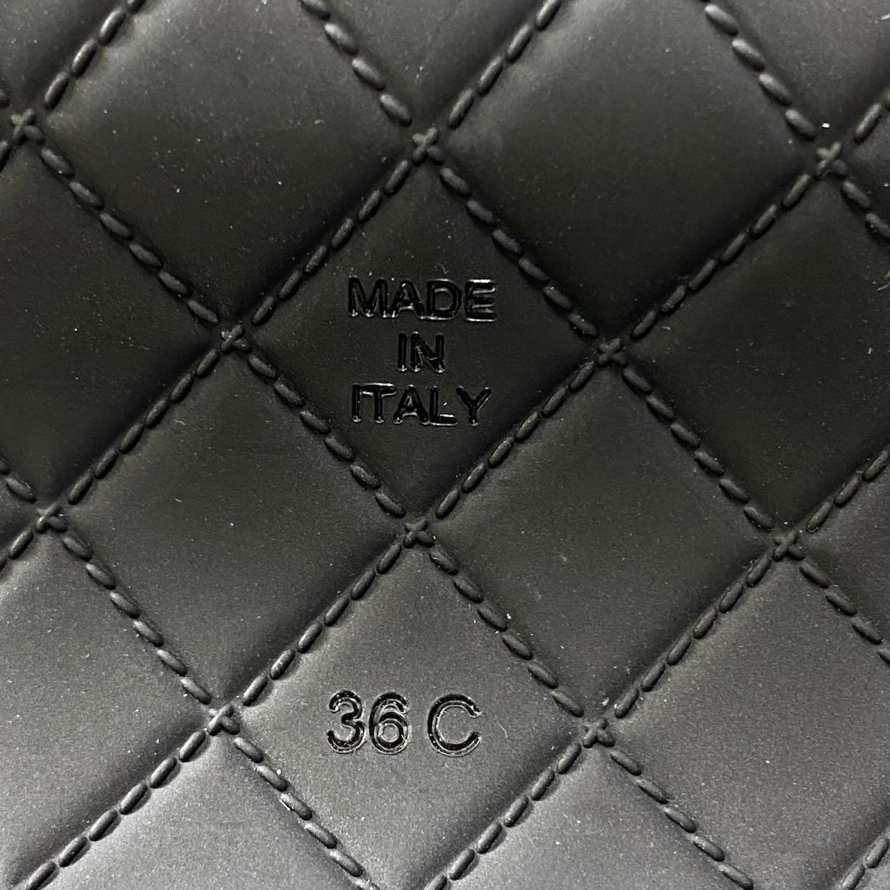 e13【美品】CHANEL 2025SS ウェッジソールサンダル 厚底 ココマーク メッシュ G46364 36Cサイズ ブラック レザー レディース 女性用k02i
