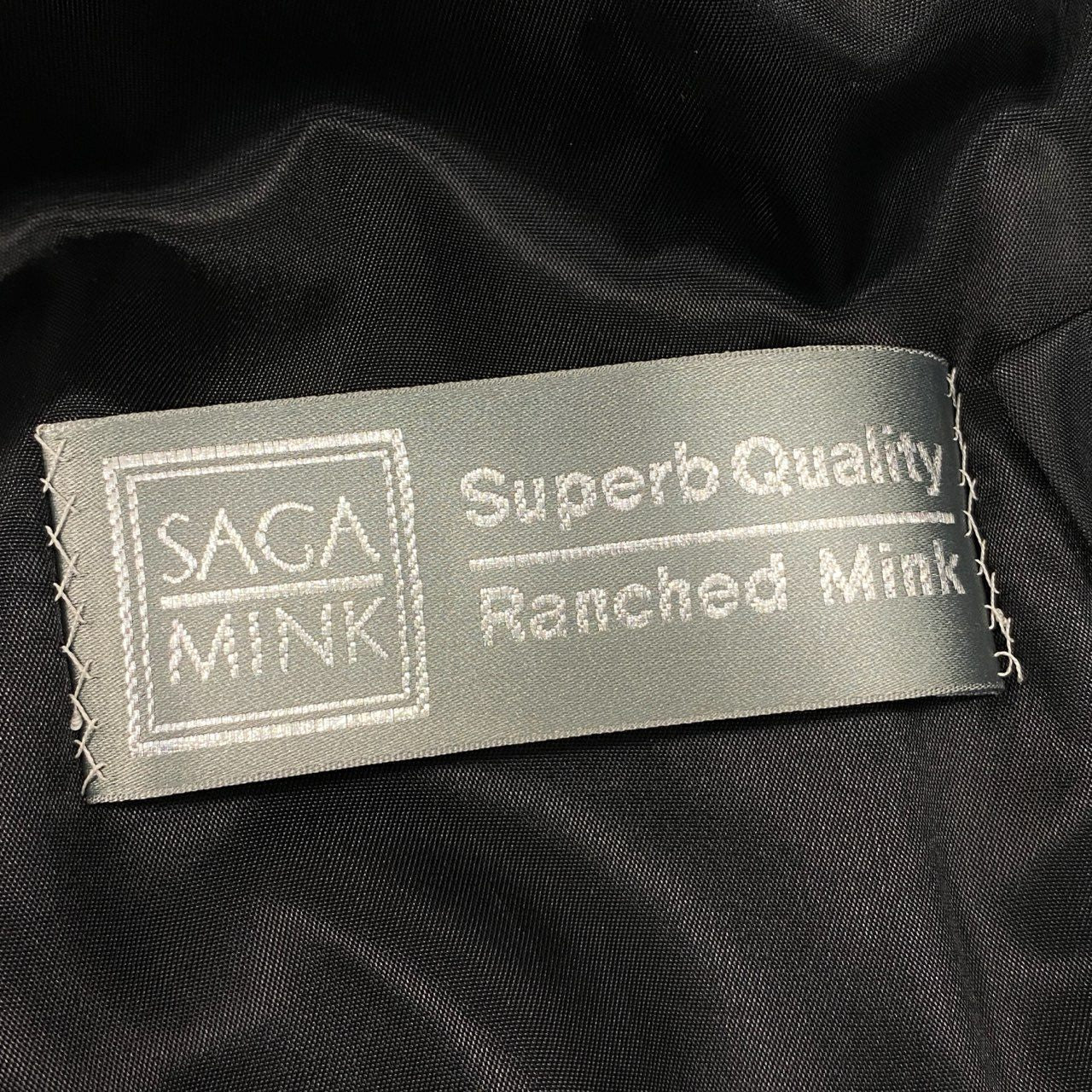 50k29 SAGA MINK サガミンク 銀サガ シェアードミンク ミンクコート セミロングコート 毛皮コート ダークブラウン ミンクファー レディースu02t